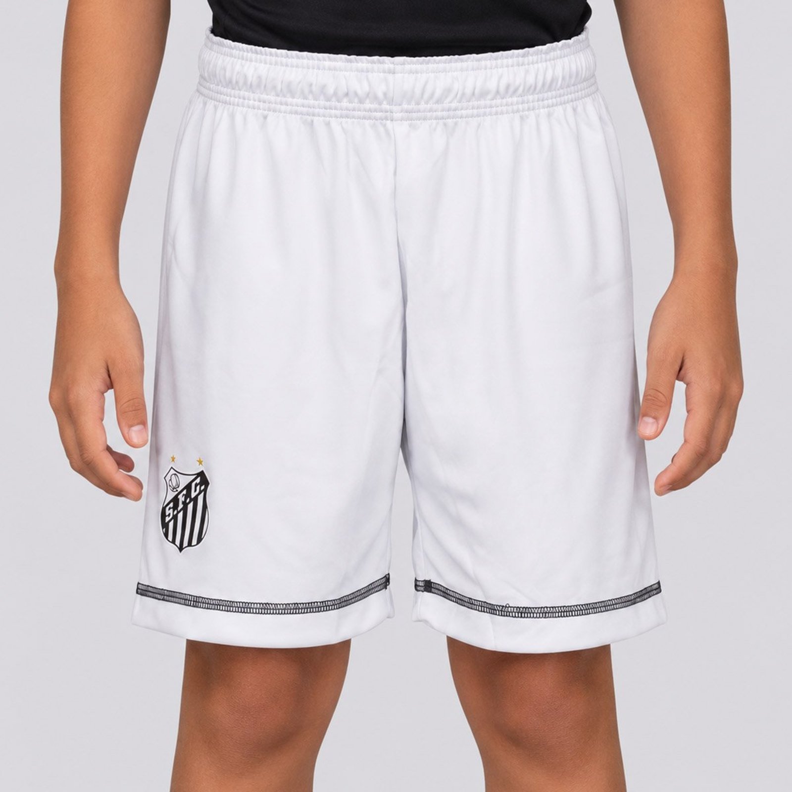 Bermuda Santos Taça Juvenil Branca