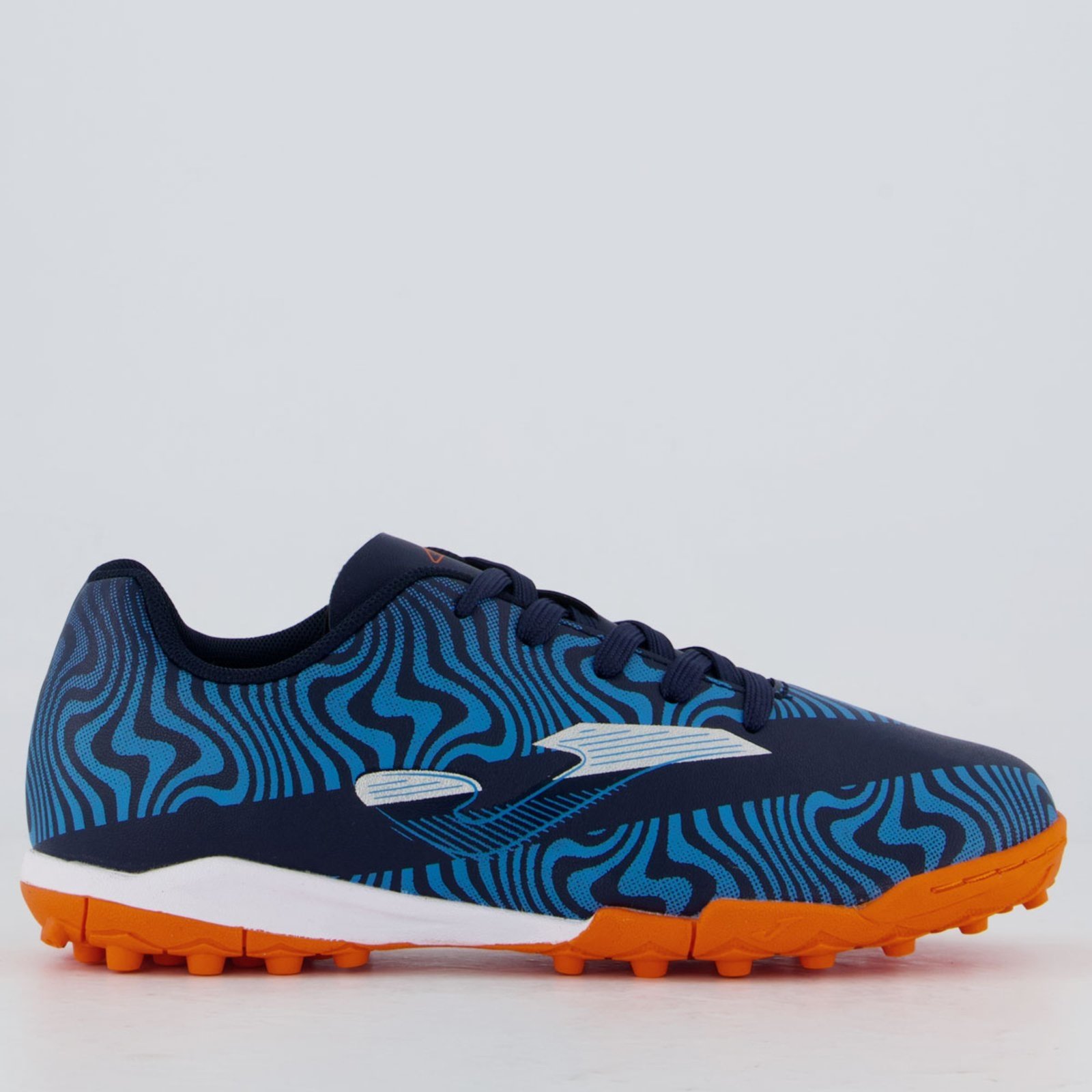 Vista 2 Chuteira Joma Evolution Society Juvenil azul Joma azul