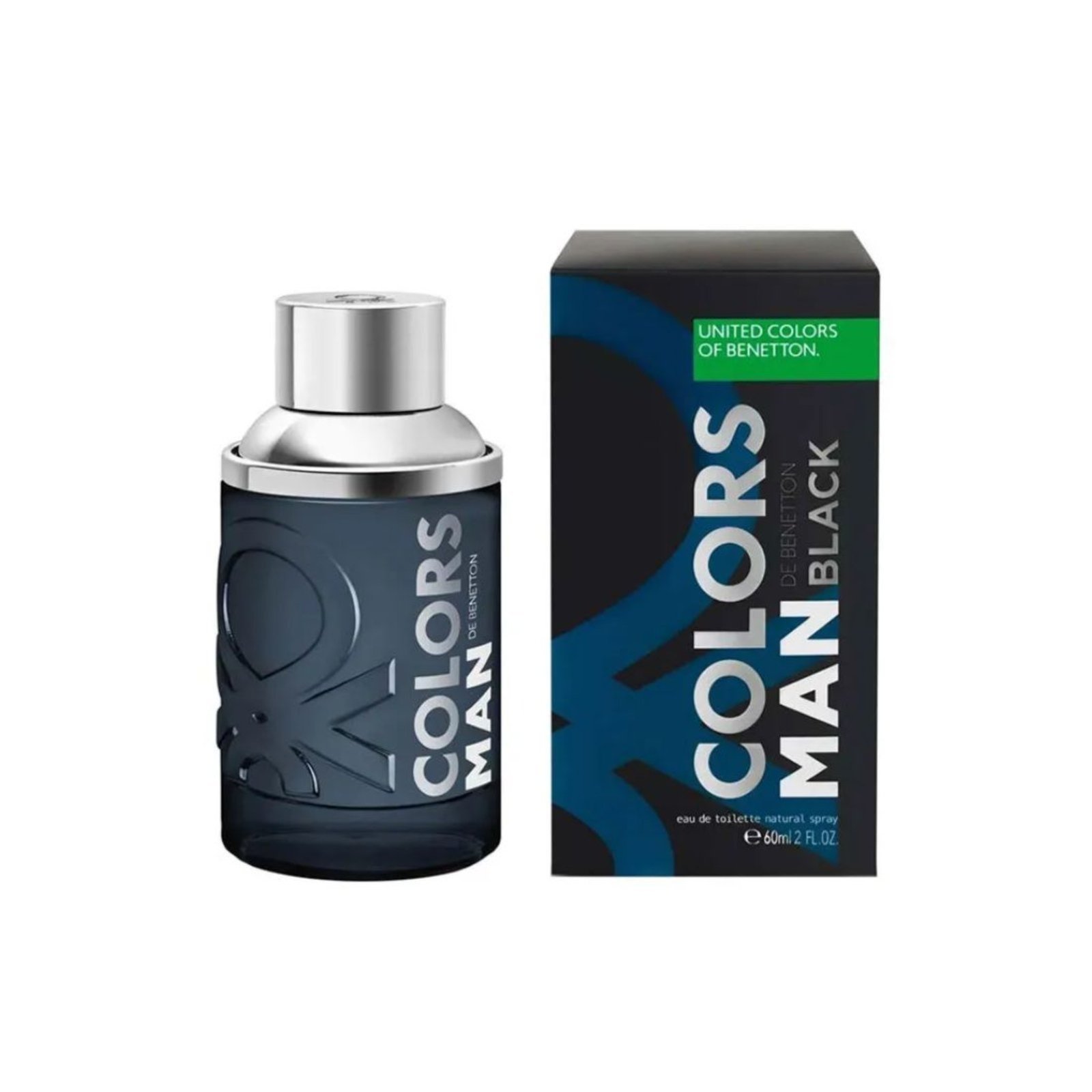 Vista 3 Colors Man Black Benetton Eau De Toilette - Perfume Masculino unico black Benetton unico black