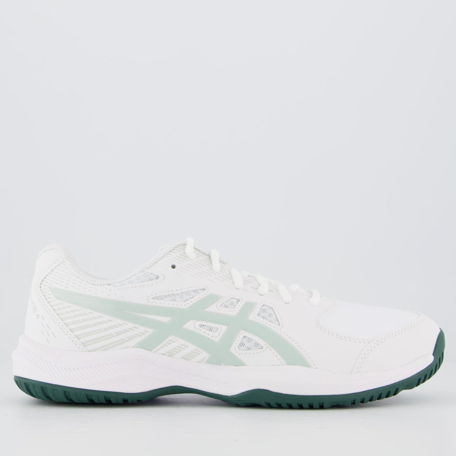Tênis Asics Court Slide 4 Branco e Verde