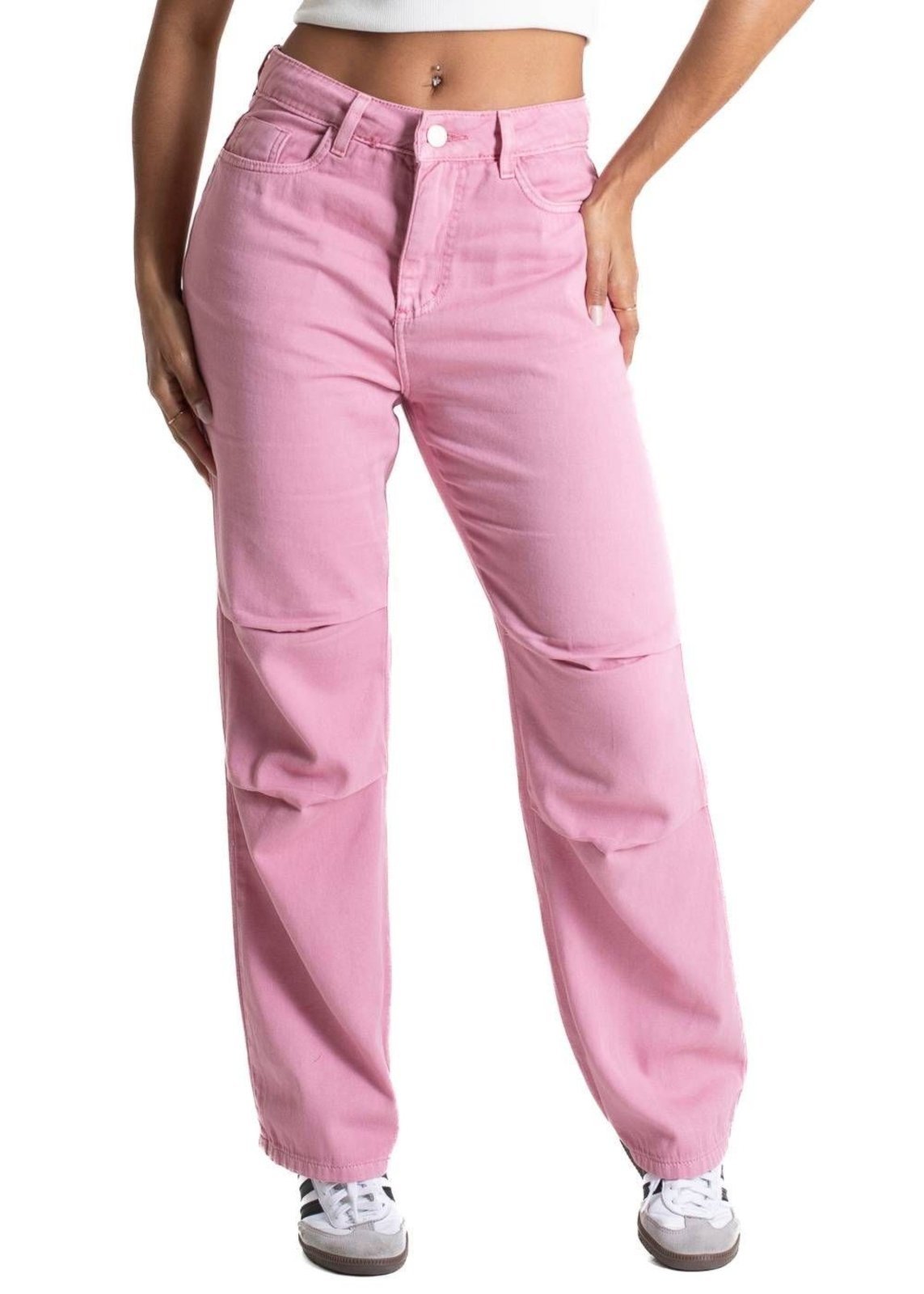 Calça Sarja Sawary Reta – 281591 – Rosa – Sawary