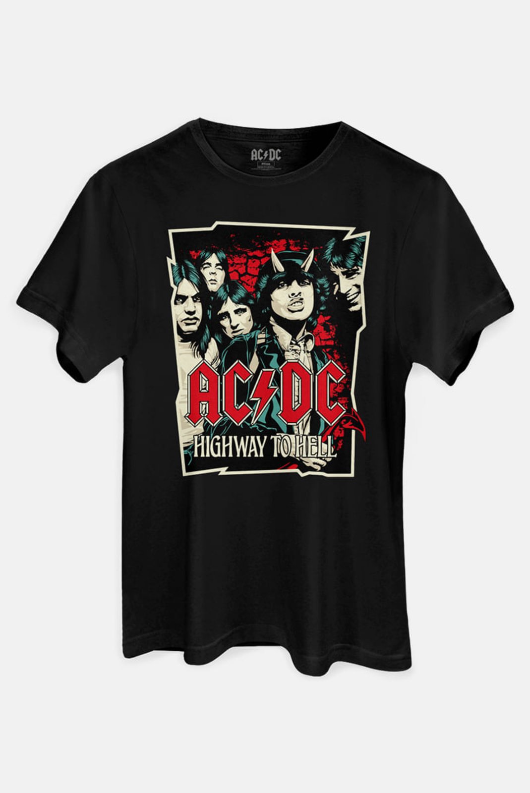 Camiseta AC/DC Highway To Hell Red