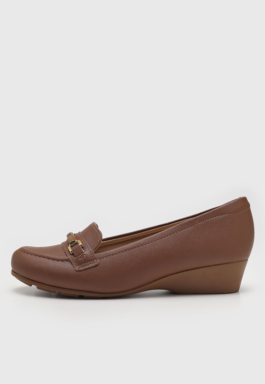 Scarpin Anabela Modare Bridão Marrom