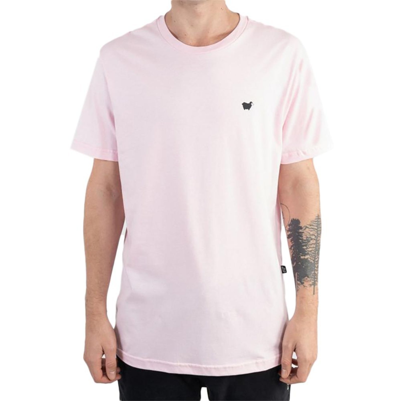 Camiseta Lost Basics Sheep WT23 Masculina Rosa Lotus