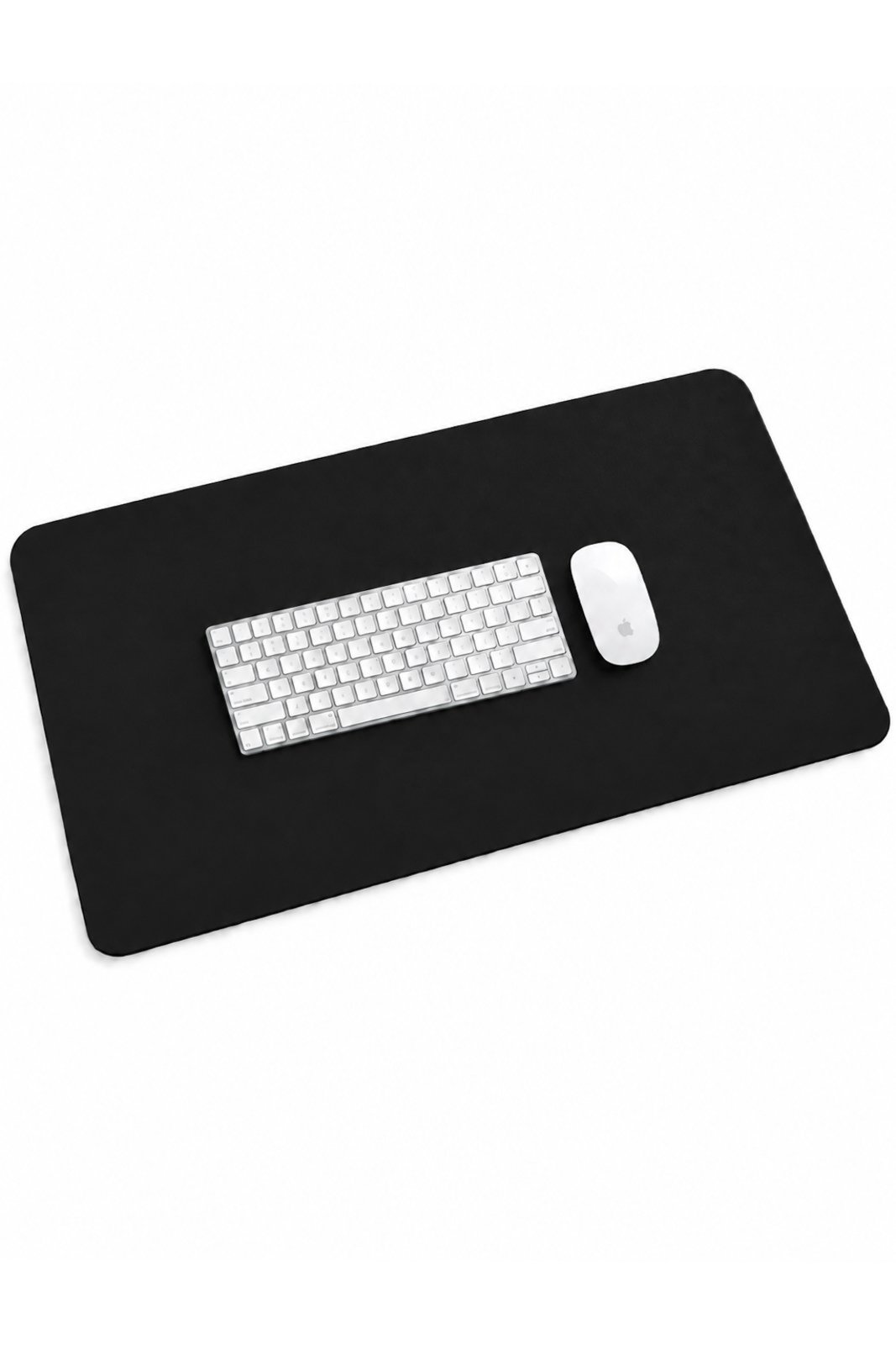Desk Pad Grande 90x40 em couro liso Niv - Preto