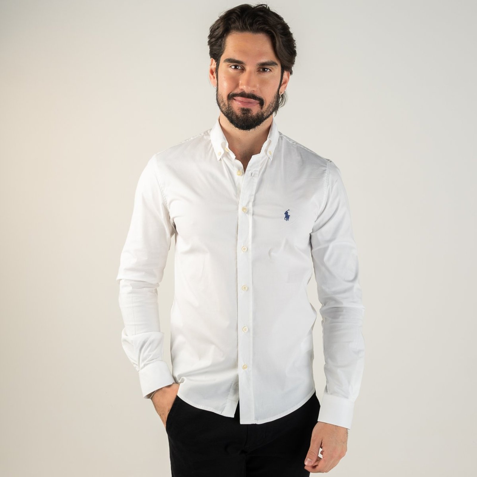 Camisa RL Classic Custom Fit Branca