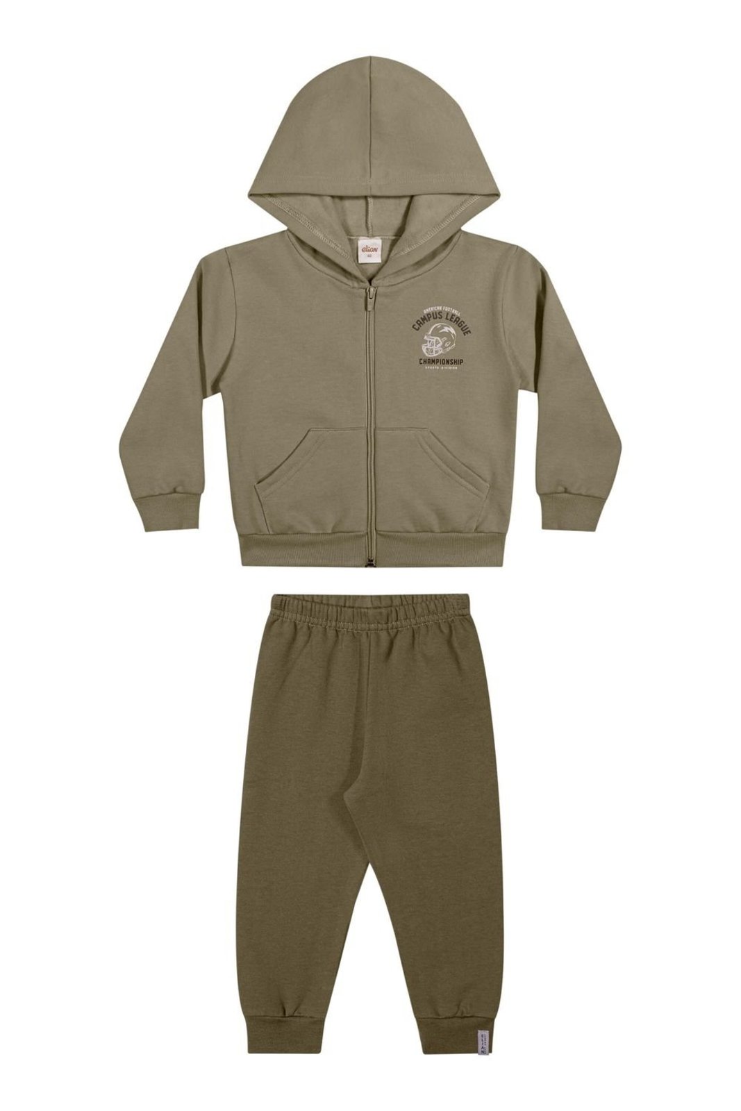 Infantil - Conjunto Longo Menino Esportivo Elian Verde