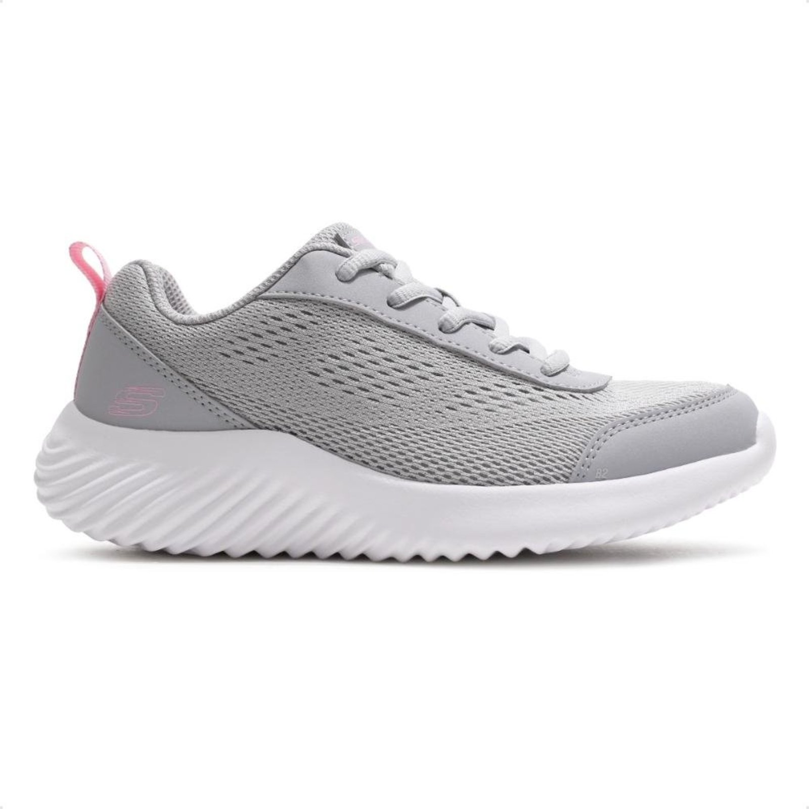 Infantil - Tênis Skechers Bounder Ez Breeze Juvenil Cinza