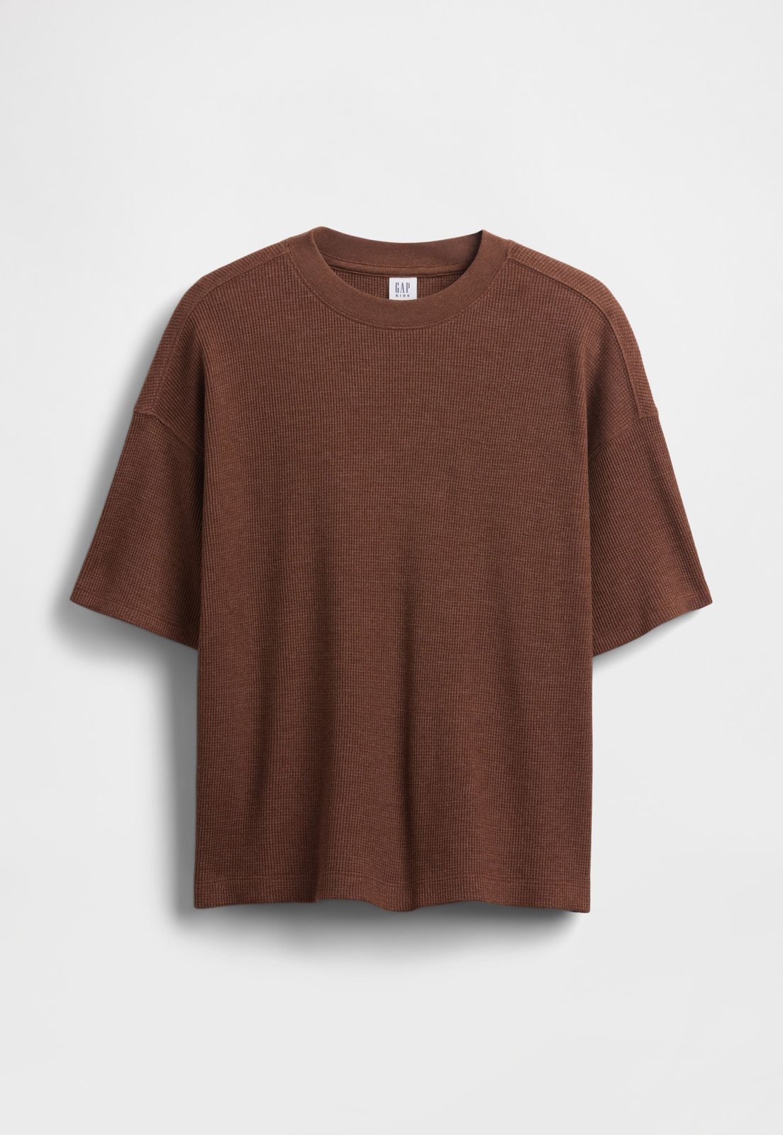 Infantil - Camiseta GAP Texturizada Marrom