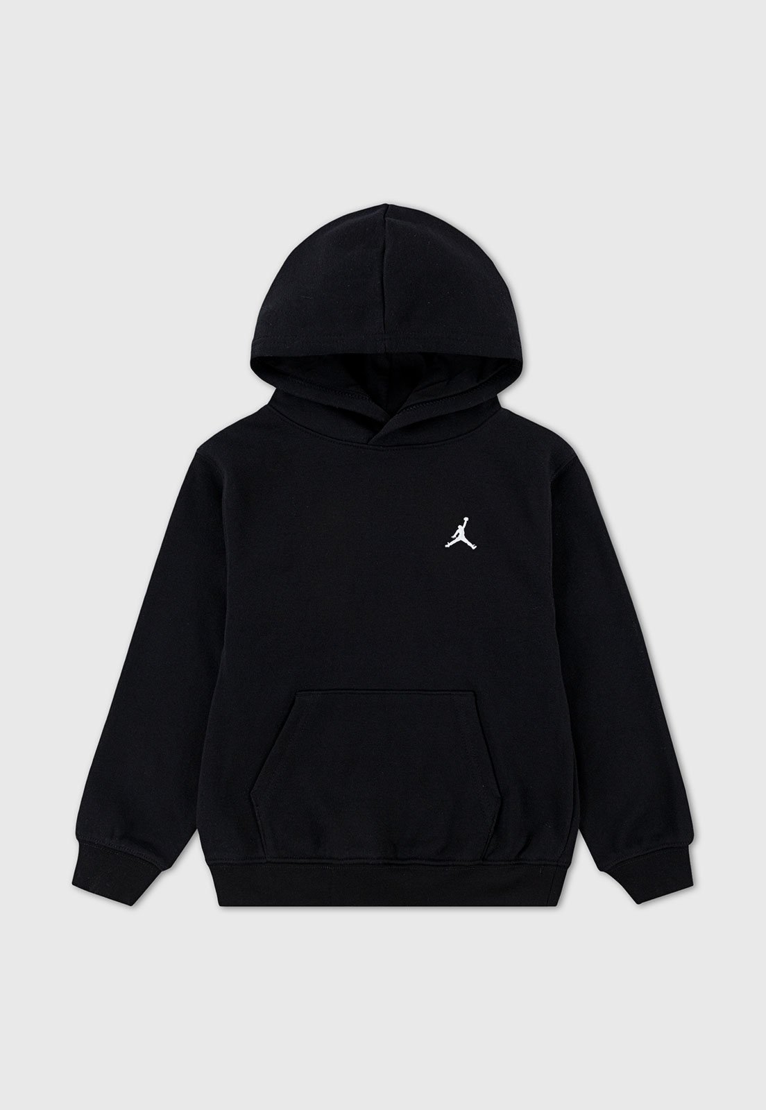 Infantil - Blusa de Moletom Nike Jordan Logo Bordado Preto