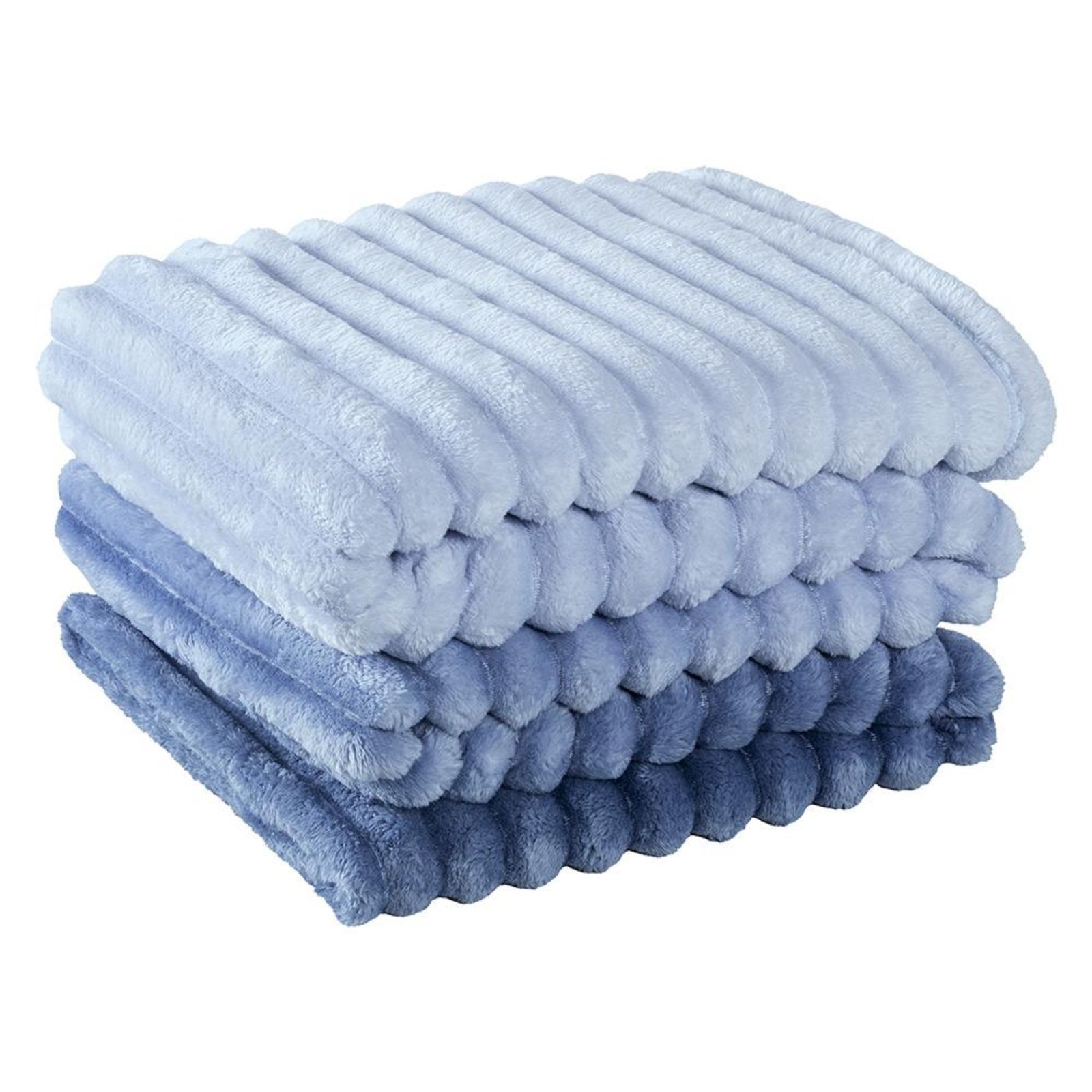 Cobertor Queen Casa Modelo Enxovais Fluffy Manta Flannel Ultrasoft Sky