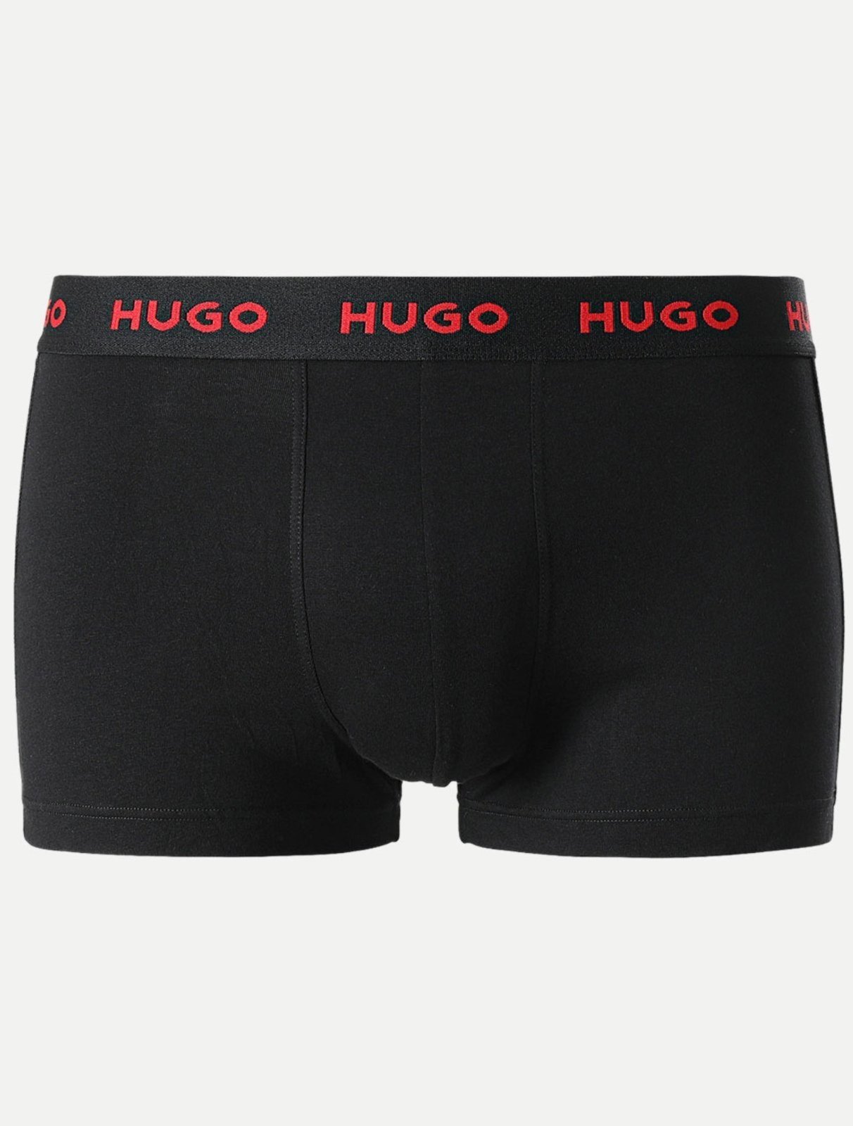 Vista 3 Kit Cueca Hugo Boss Masculina Trunk Triplet 50469766 Preta 3UN preto Hugo Boss preto