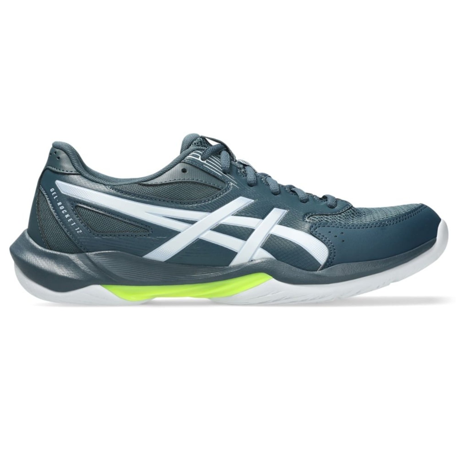 Tênis ASICS Gel-Rocket 12 - Masculino - Azul/Branco