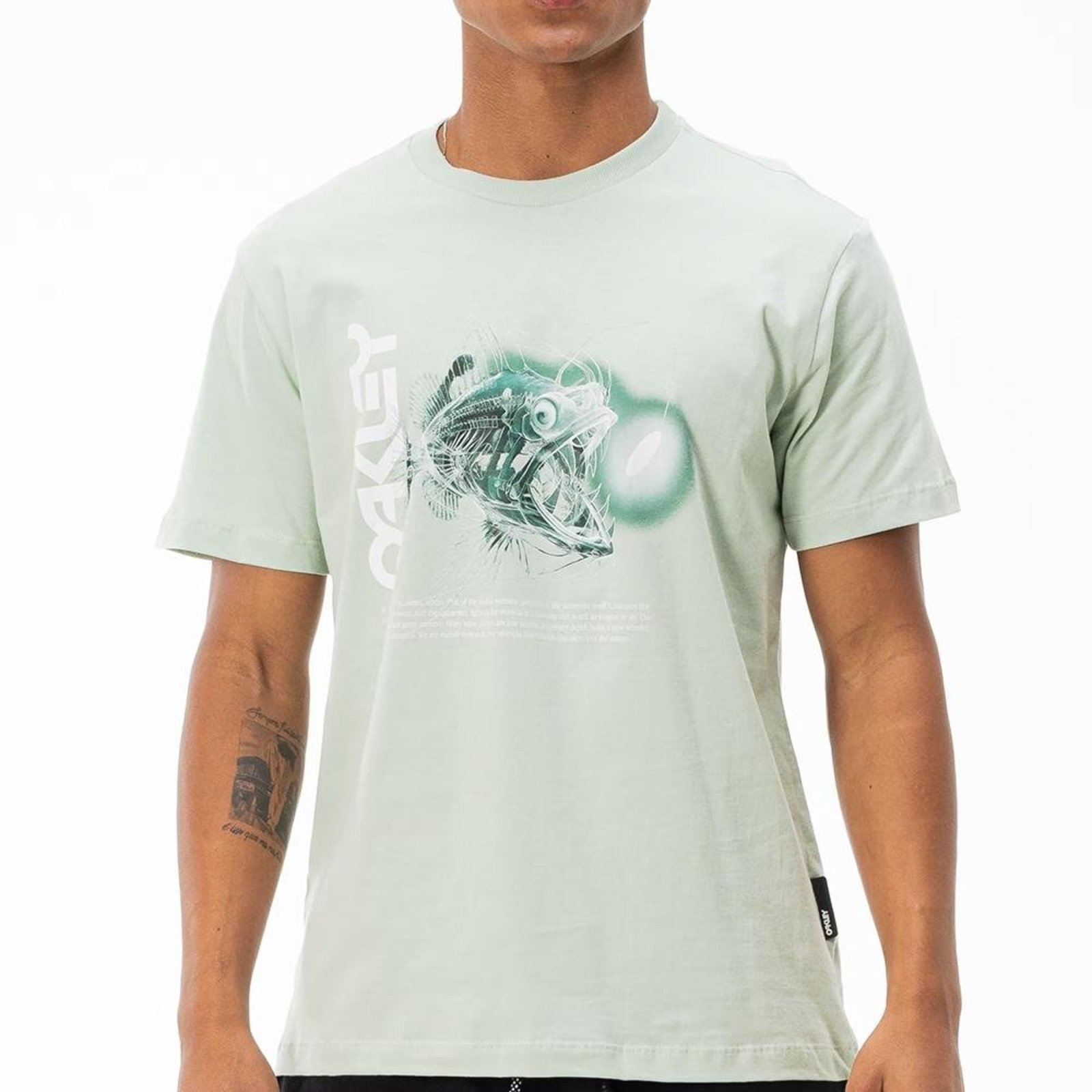 Camiseta Oakley Biolumia Creature SS SM27 Faded Green