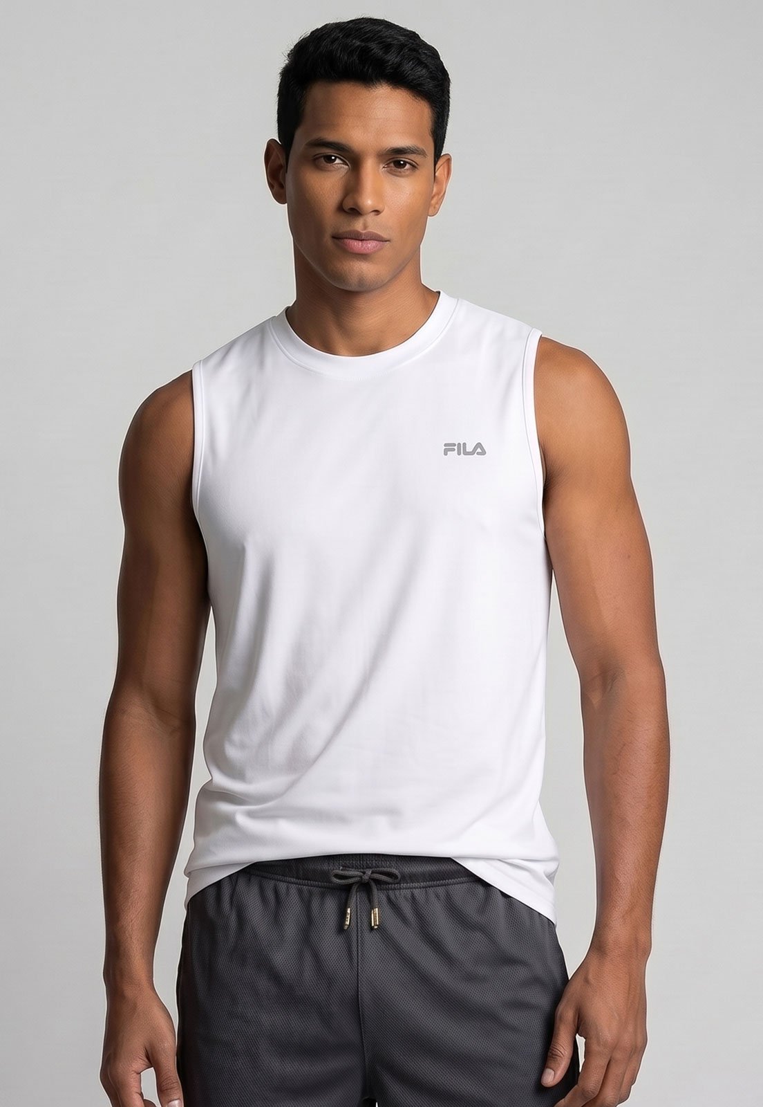 Regata Masculina Fila Basic Sports II Branco