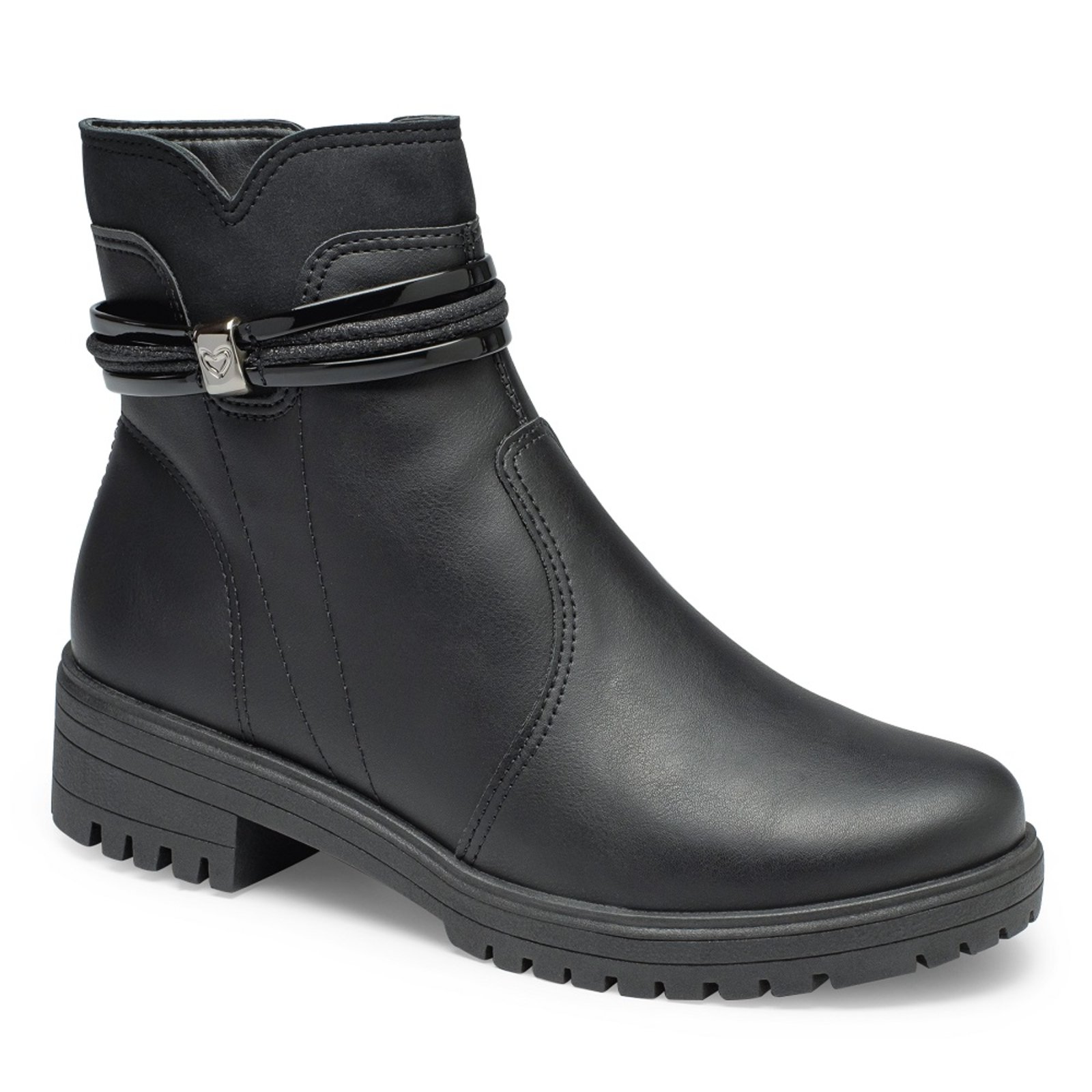 Bota Cano Baixo Mississipi MC812 Feminina – Preto