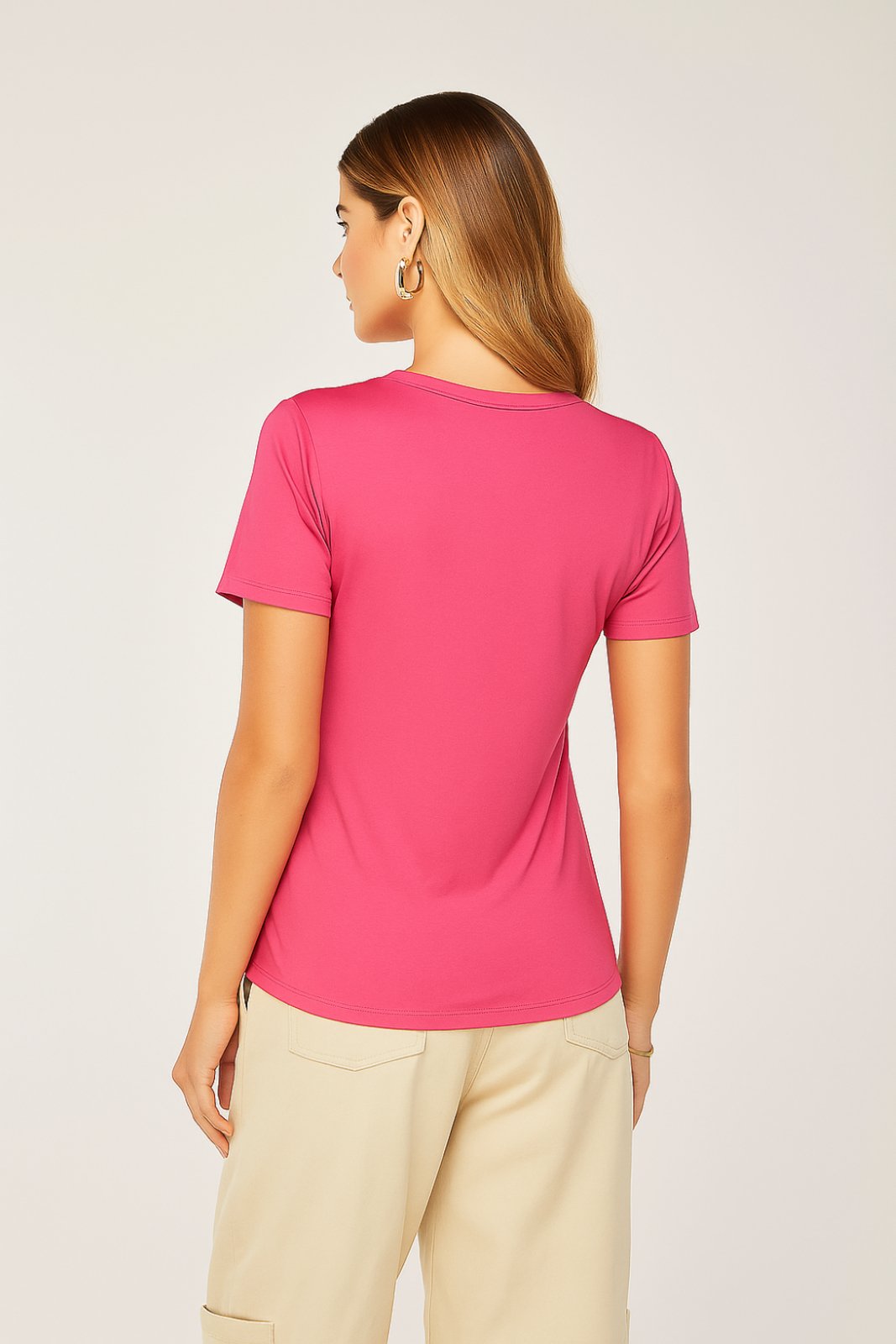 Vista 3 T-Shirt D Bell Outlet Fashion Tshirt Especial Foil - Borboleta Sol e Lua pink D BELL OUTLET FASHION pink