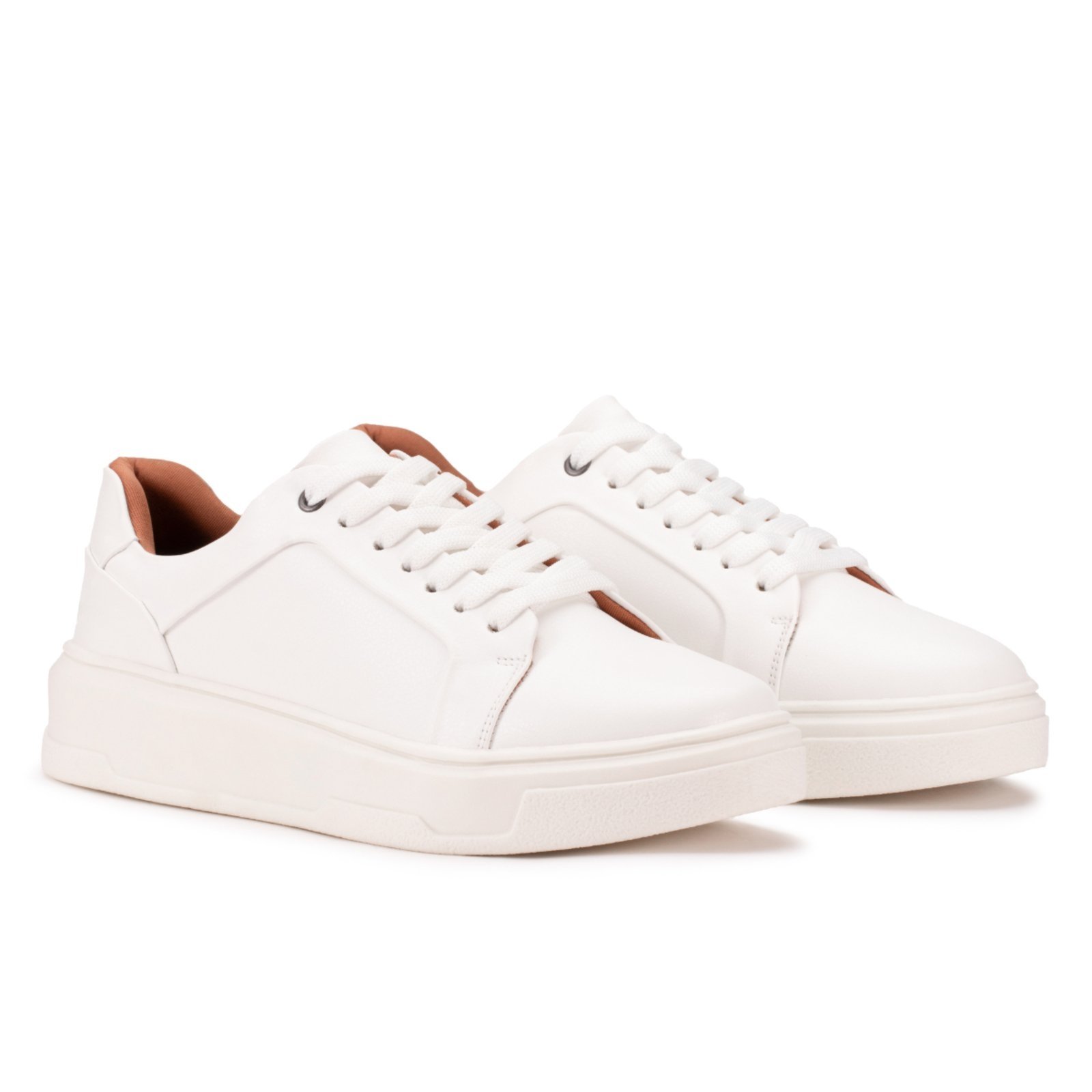 Sapatenis Masculino Casual Premium Confortável Branco Urbanzi