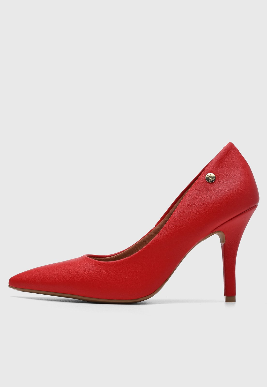 Scarpin Feminino Vizzano Salto Fino Vermelho