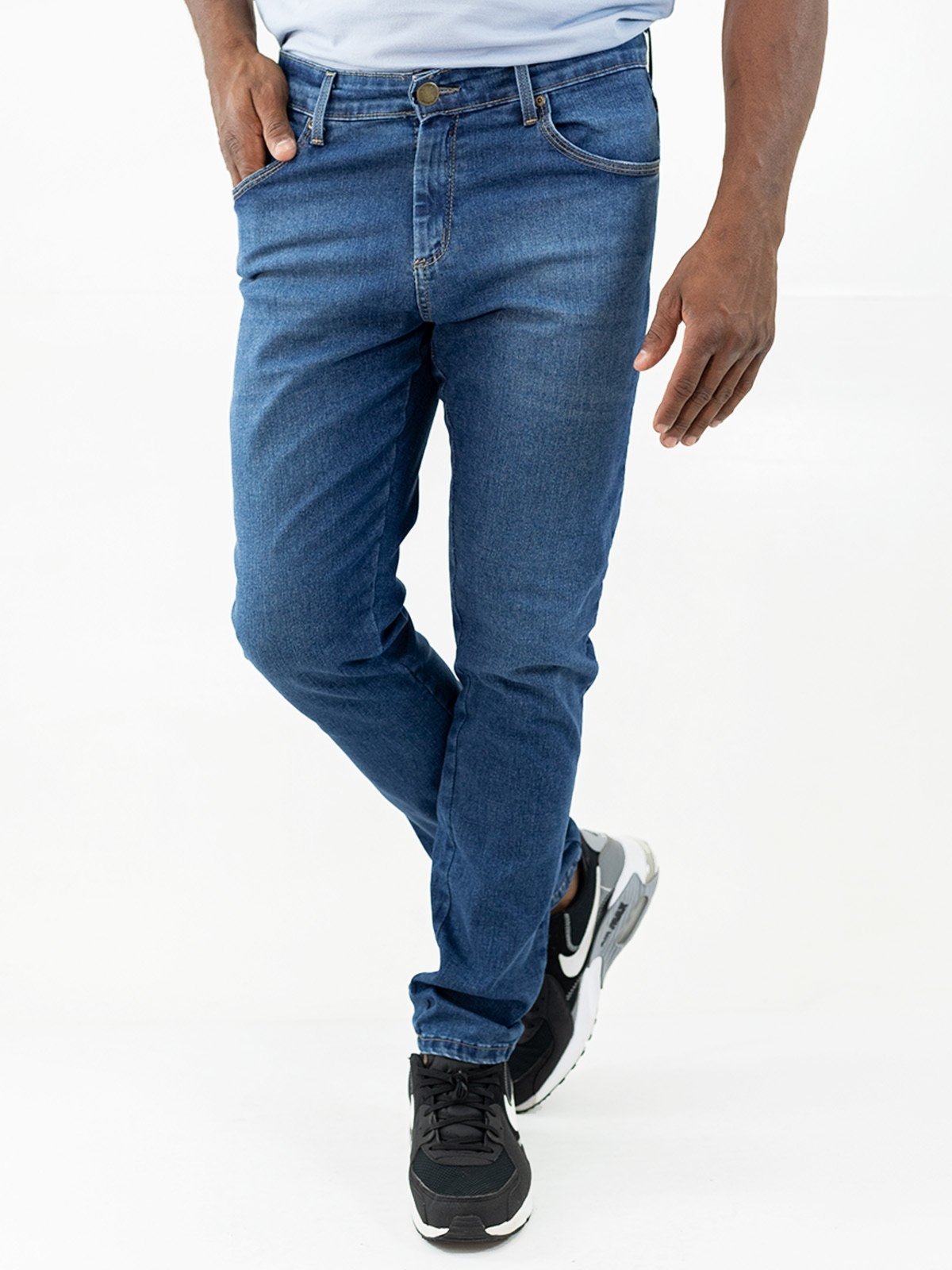 Calça Slim Masculina Tradicional Jeans Elastano Anticorpus
