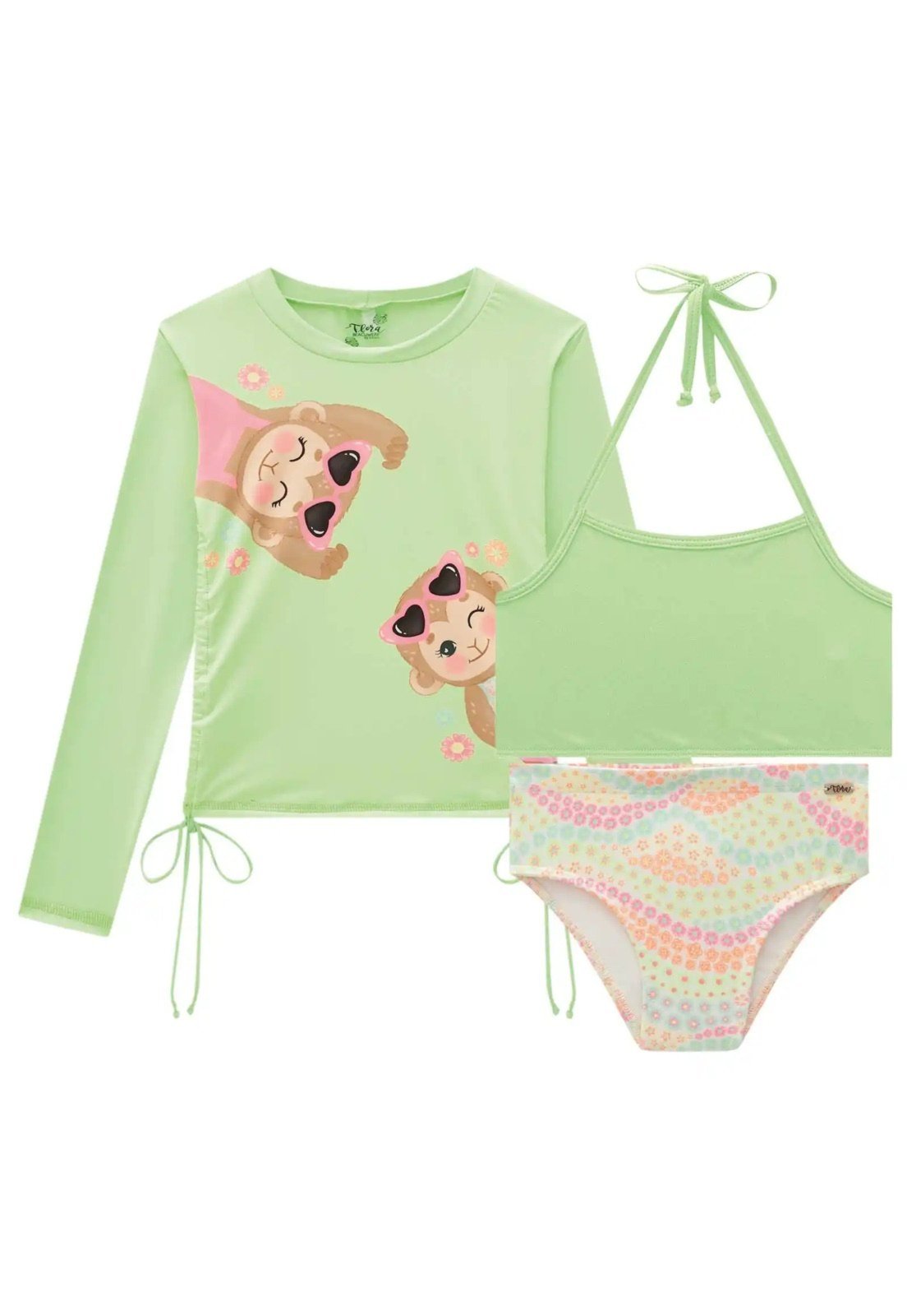 Conjunto Biquíni UV Menina Infanti 2 Unico