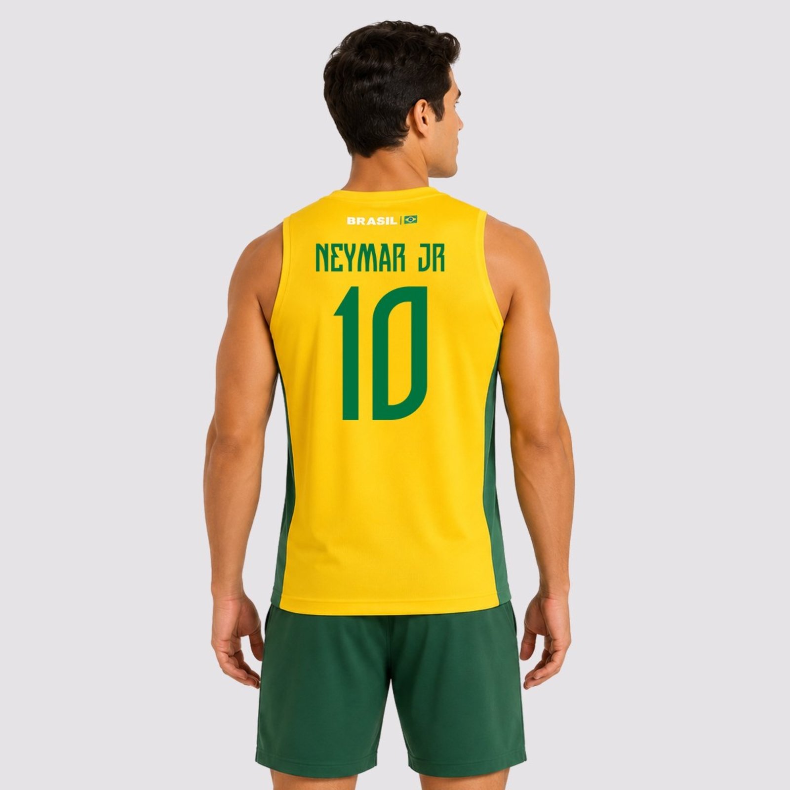 Regata Brasil Brisa Amarela 10 Neymar Jr
