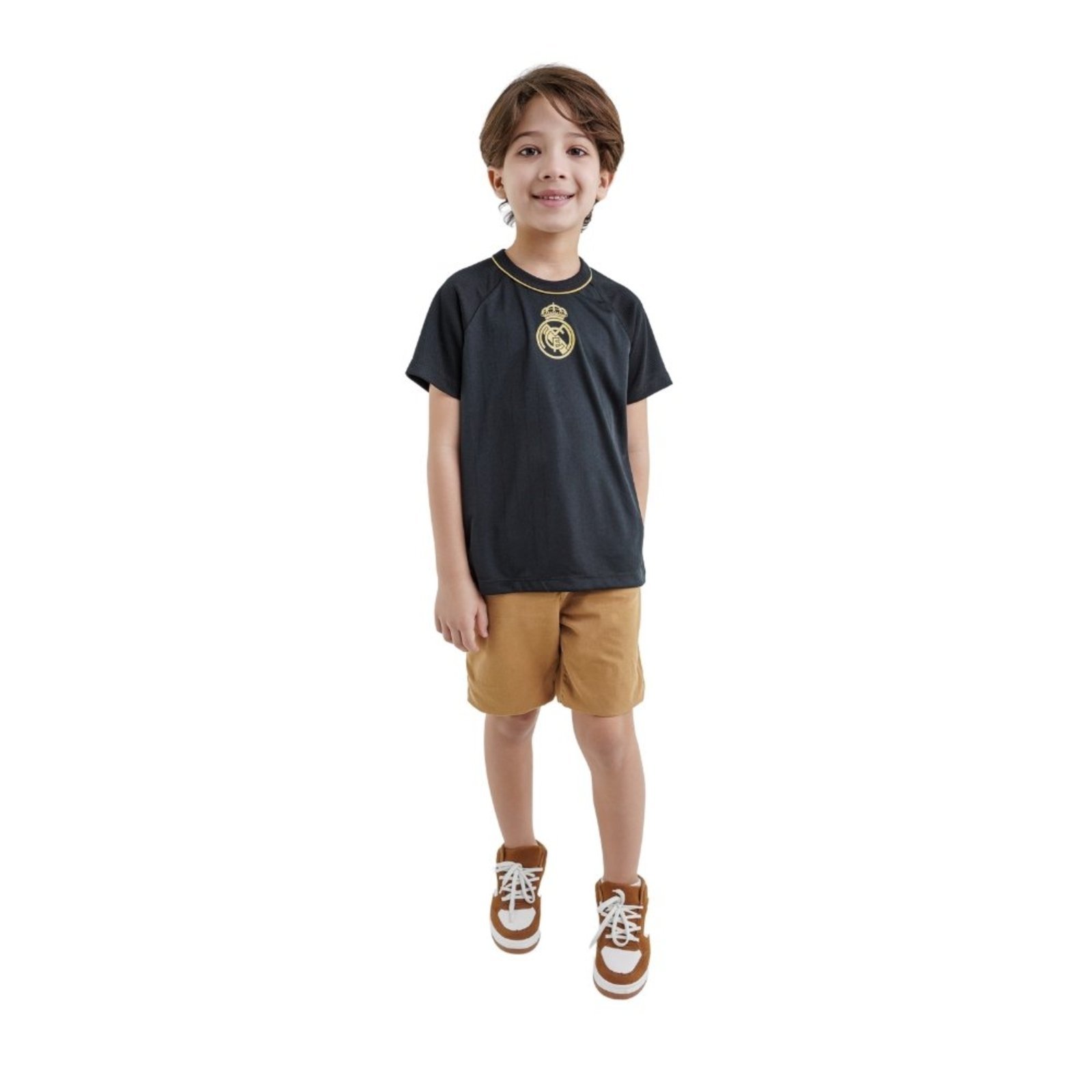 Vista 3 Infantil - Camiseta Real Madrid Lenda braziline preto braziline preto