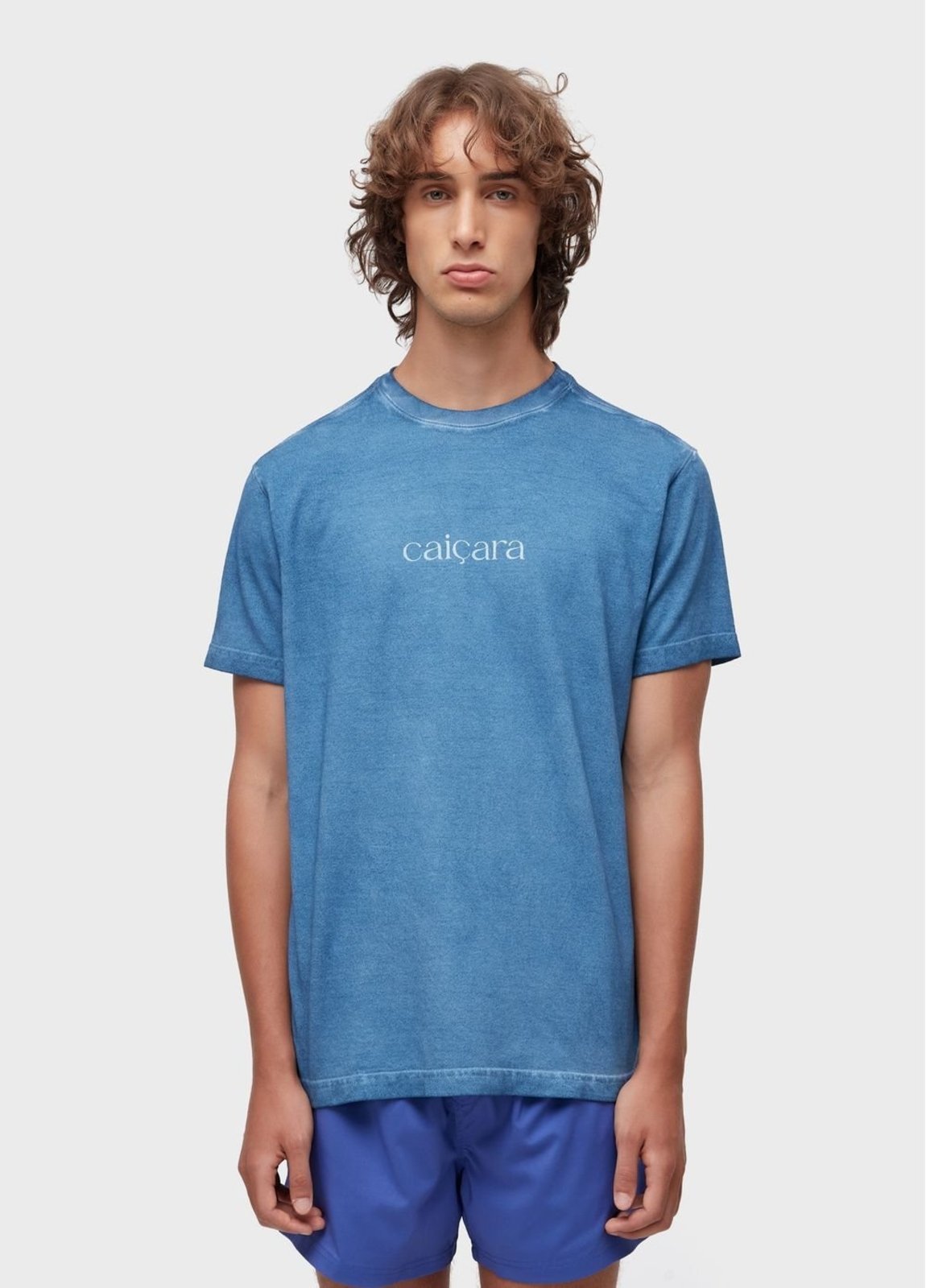 T-shirt caiçara embroidered watercolor m OSKLEN