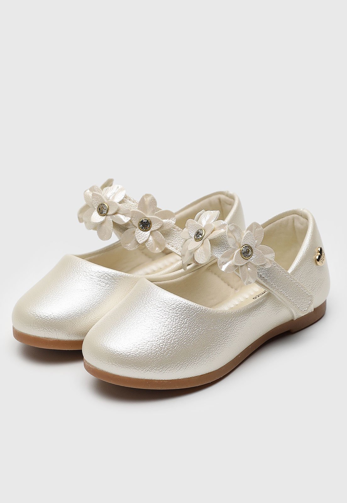 Vista 2 Infantil - Sapatilha Klin Boneca Dourada dourado Klin dourado