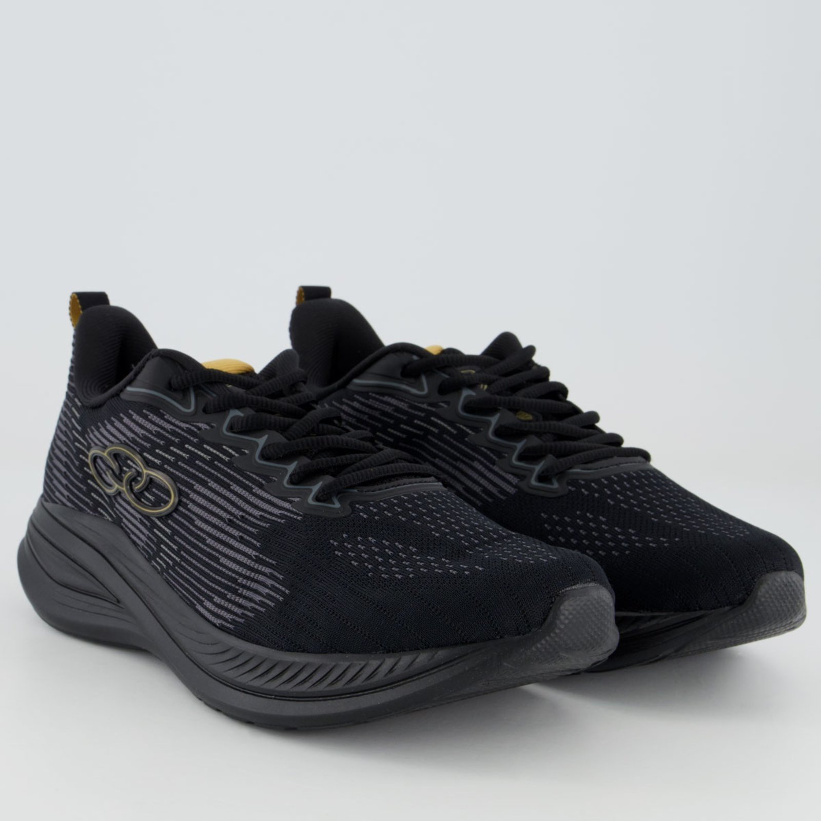 Vista 3 Tênis Olympikus Marte e Dourado preto OLYMPIKUS preto