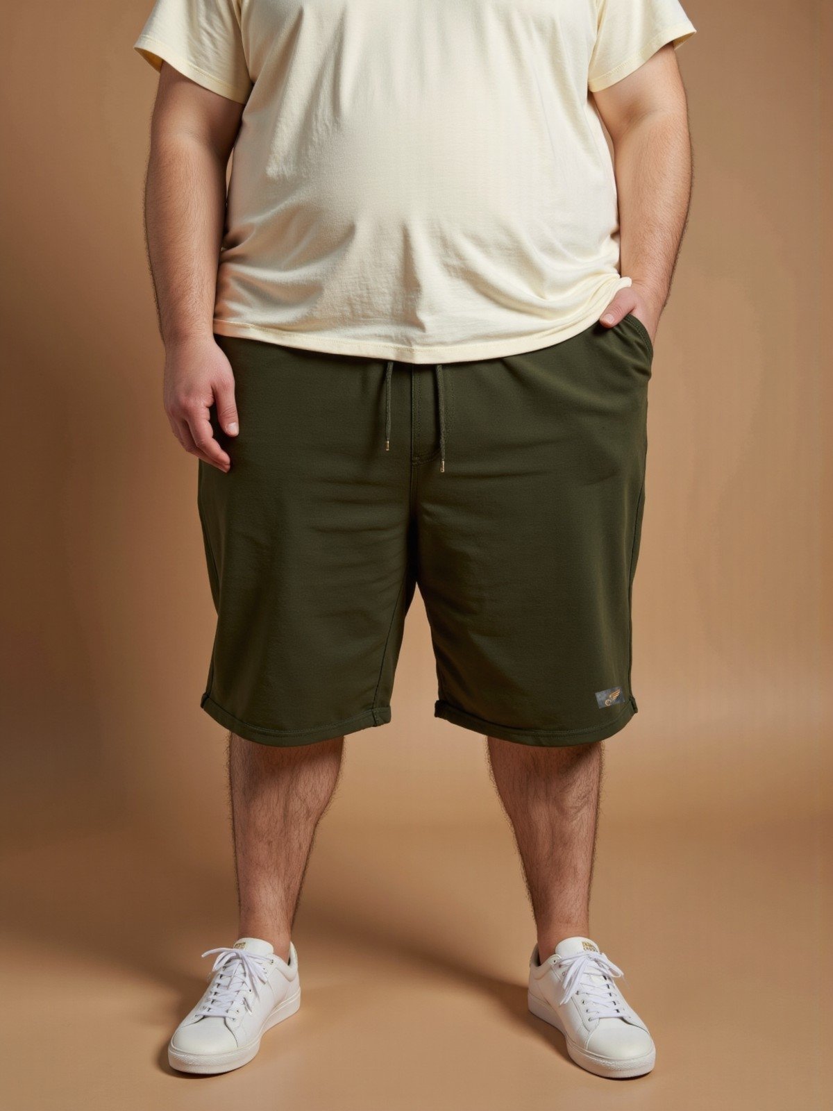 Bermuda de Moletom Plus Size Shorts de Tamanhos Grandes G1 G2 G3
