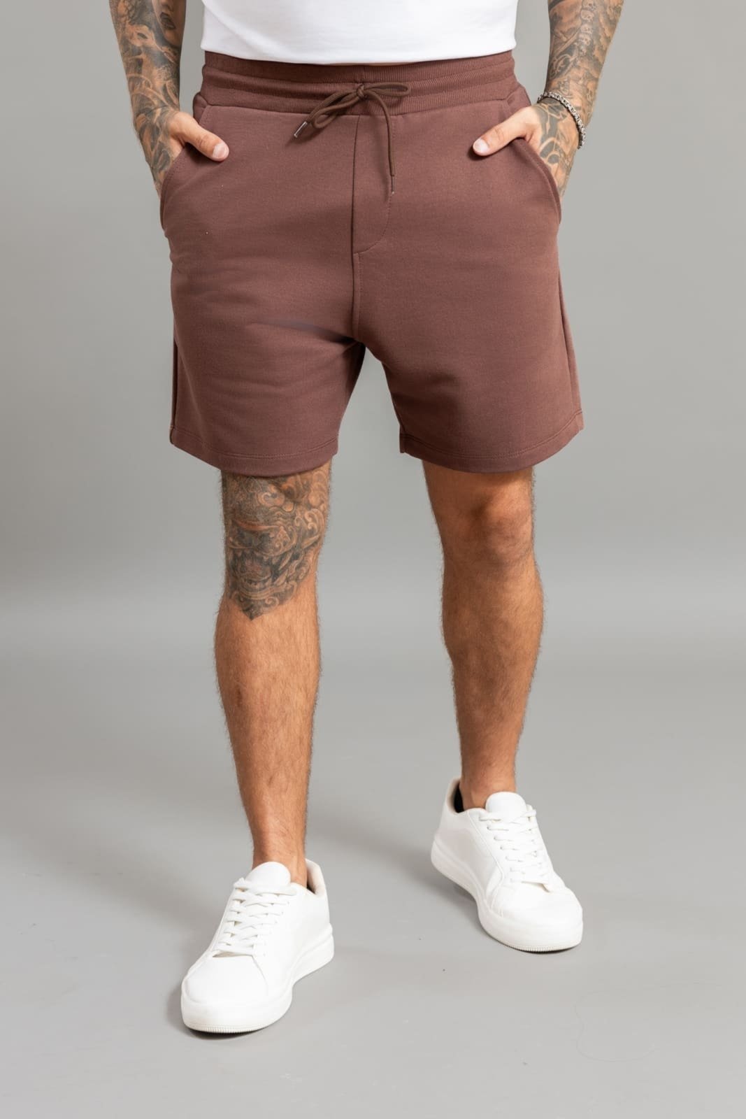 Bermuda Moletom Masculina Com Elástico e Cordão Dialogo Cafe