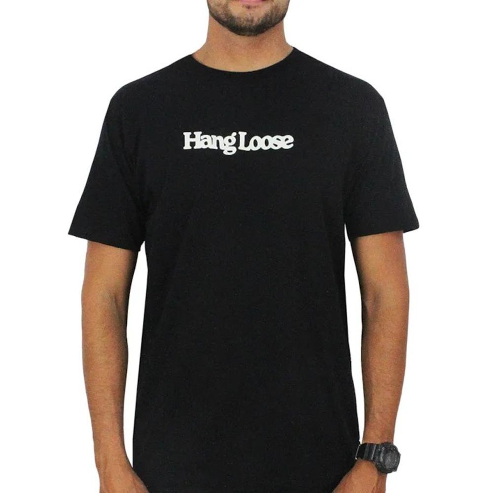 Camiseta Hang Loose Typo WT26 Masculina Preto