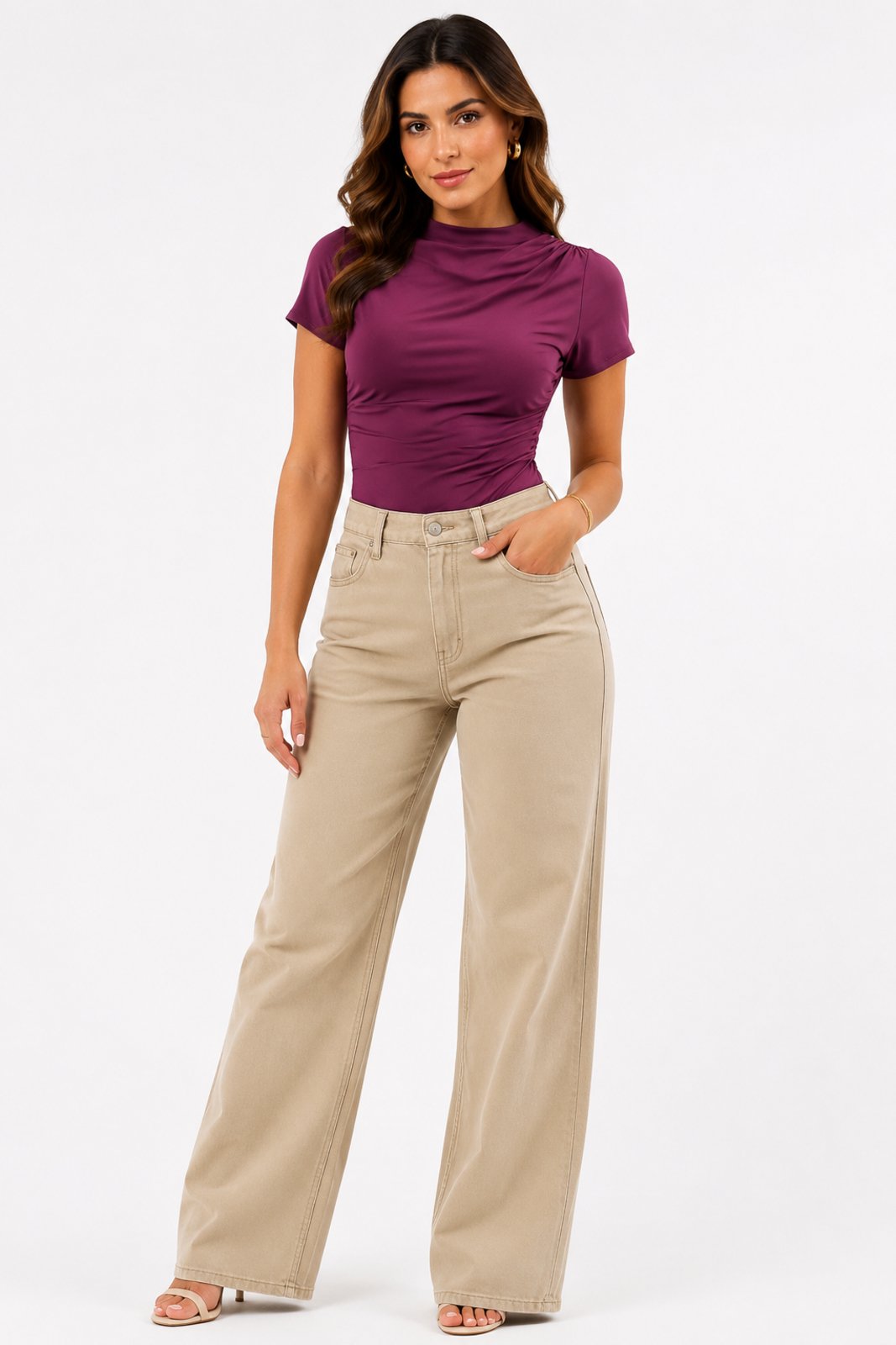 Body D Bell Outlet Fashion Gola Alta Roxo