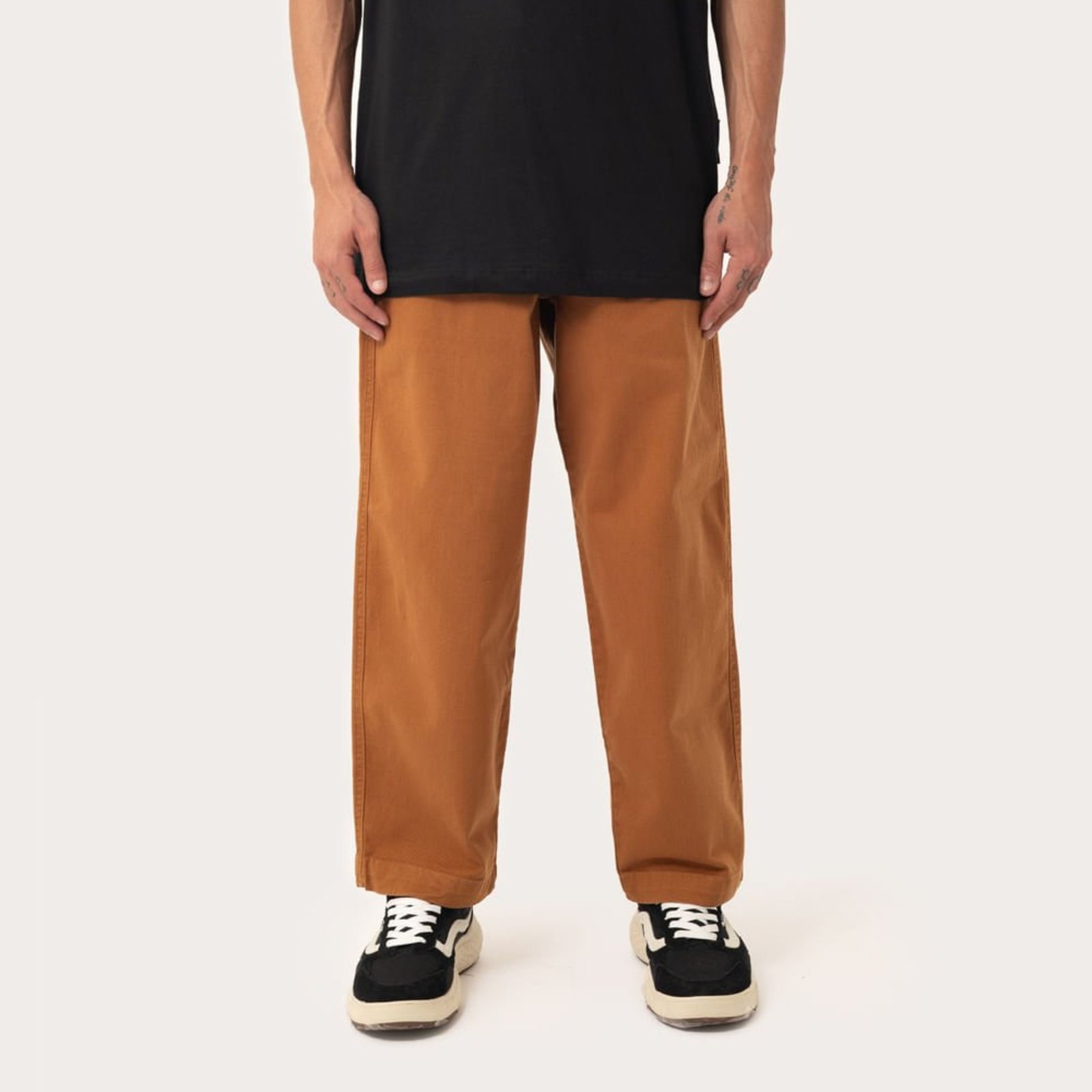 Calça Mcd Sarja MARROM