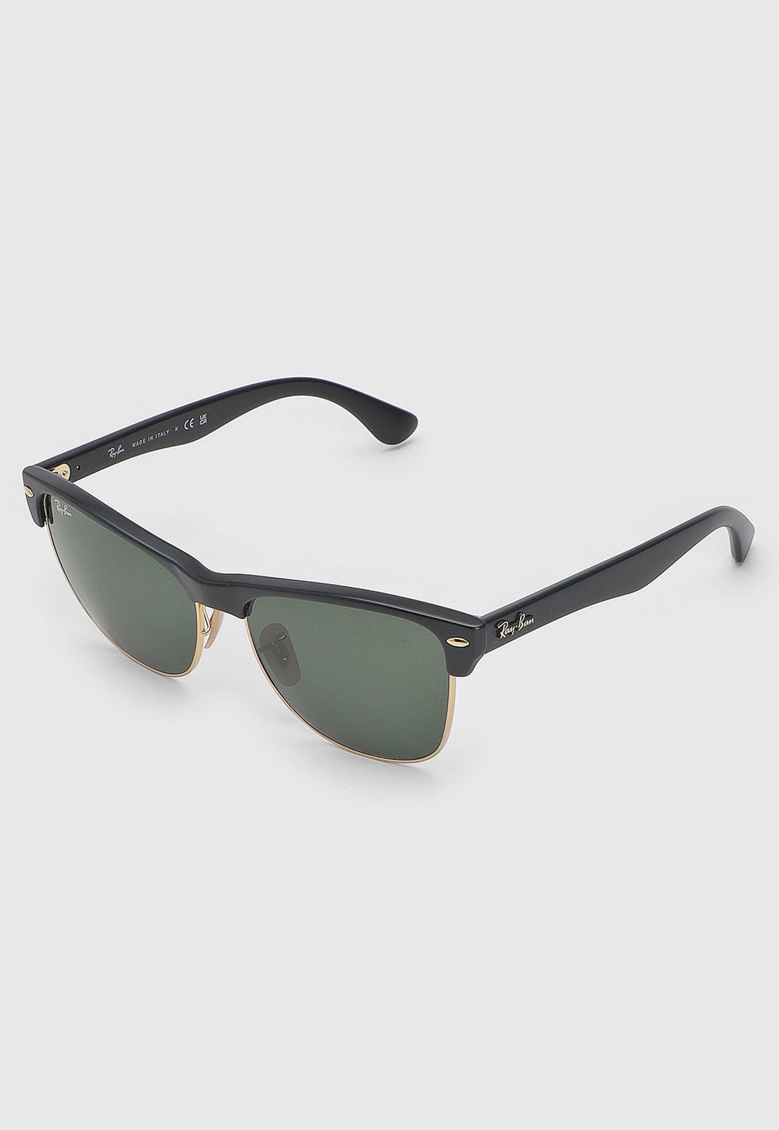 Óculos de Sol Ray-Ban Clubmaster Oversized Preto