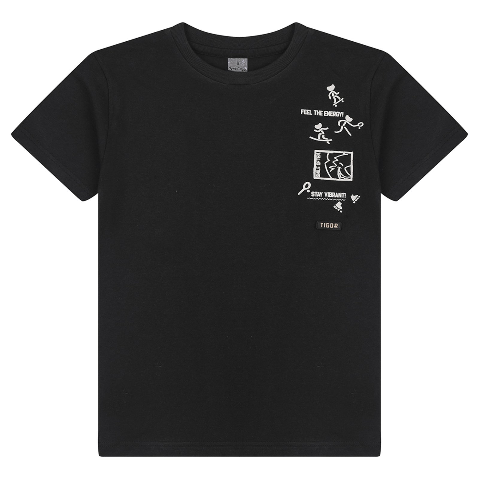 Infantil - Camiseta Manga Curta Masculina Tigor T. Tigre