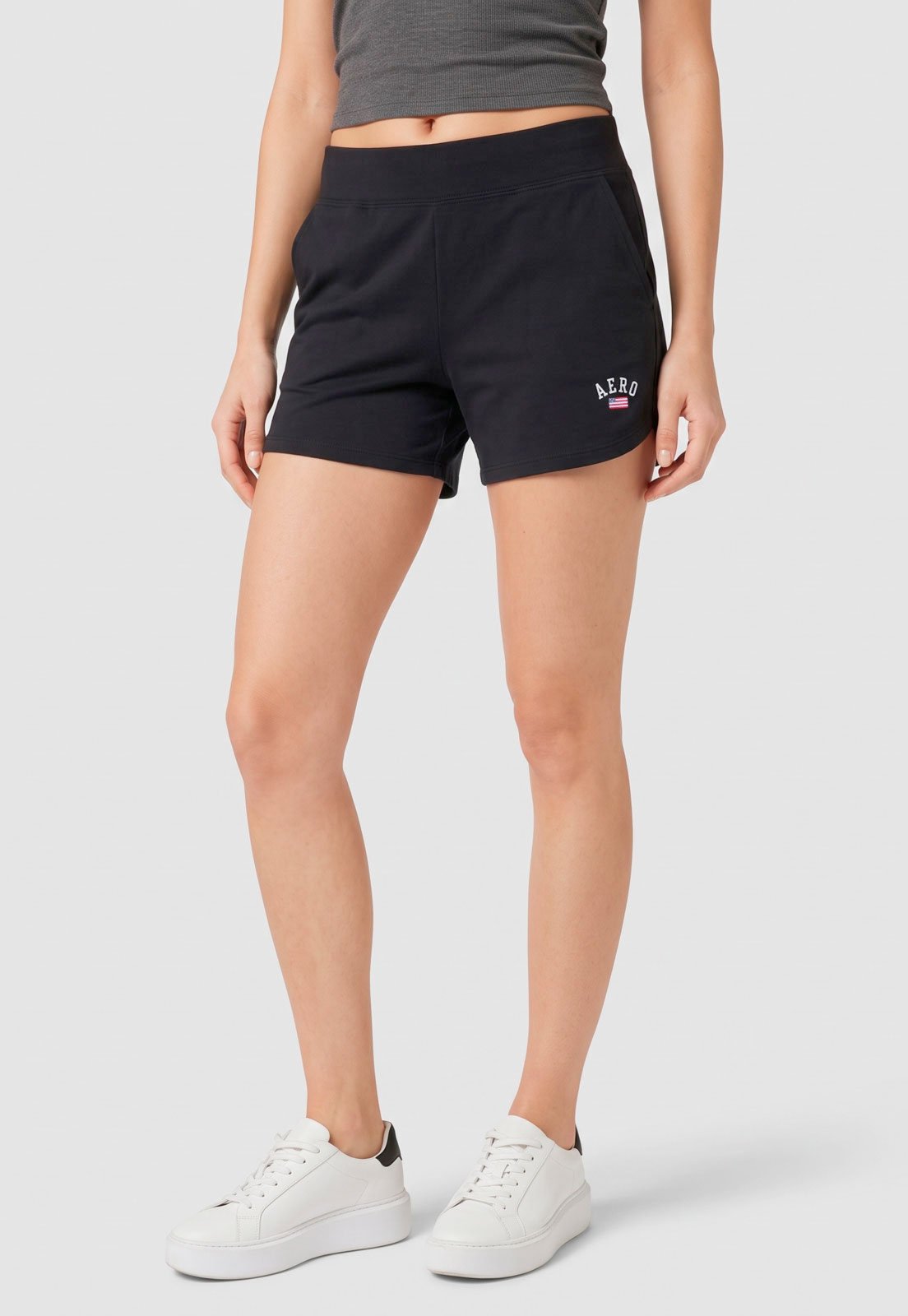 Short Feminino Aeropostale Cintura Média Preto