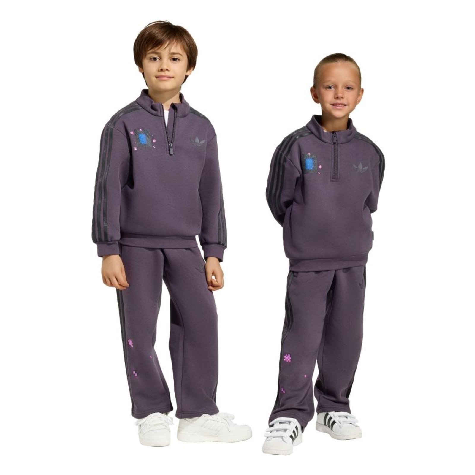 Infantil - LO CREW SET adidas Originals Roxo