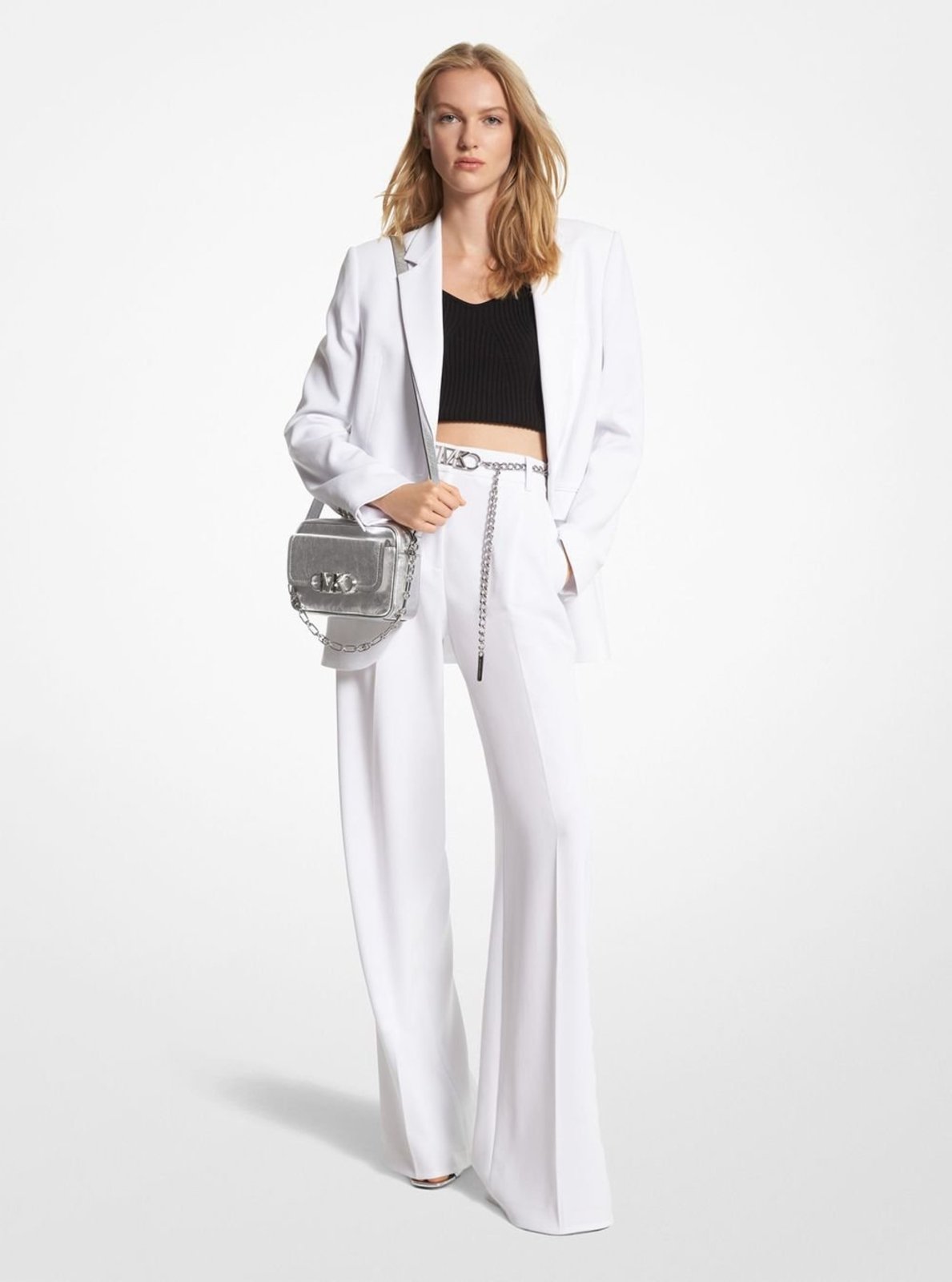 Calça De Sarja Plissada Ms330h2enx100