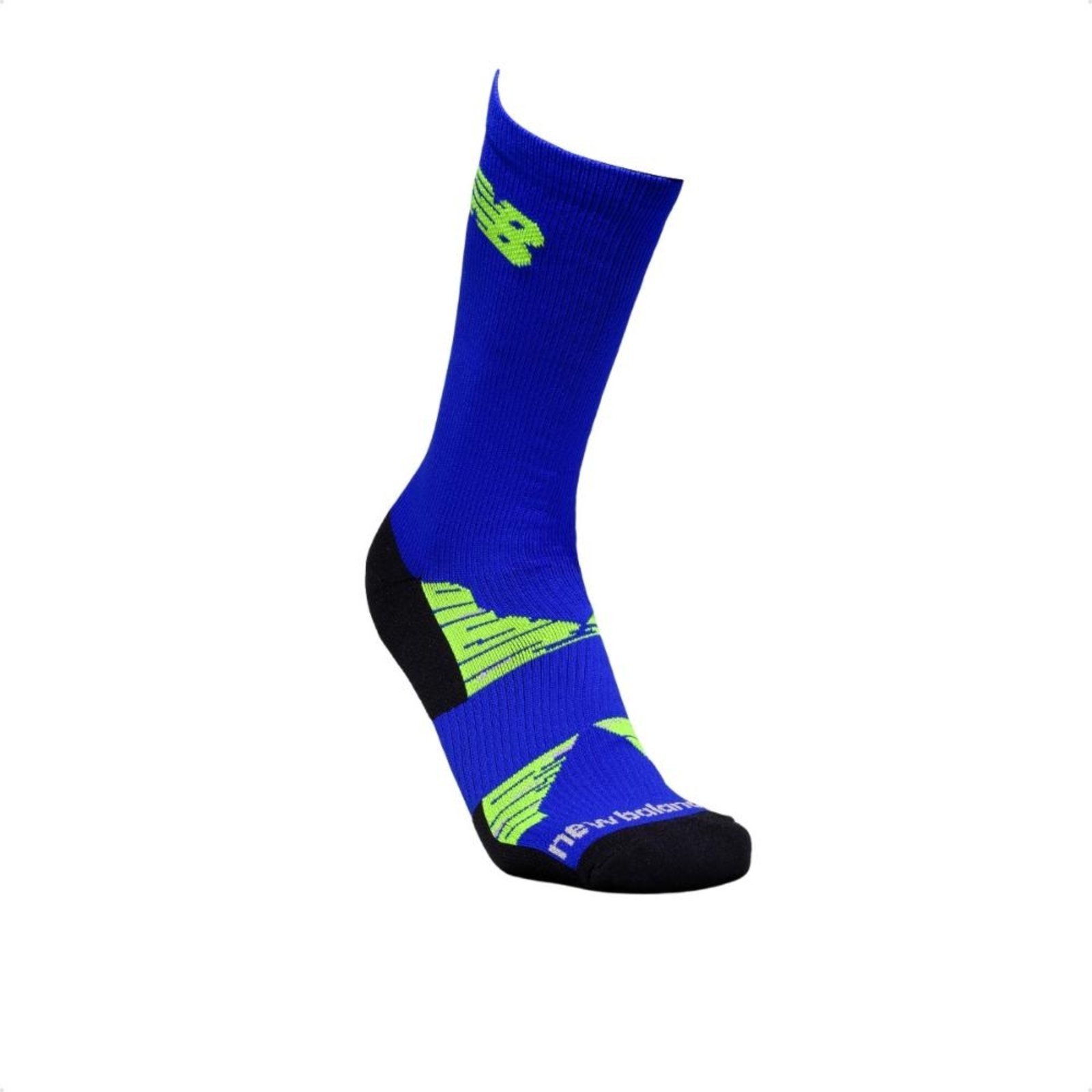 Meias New Balance Performance Run Cano Longo Masculina Azul
