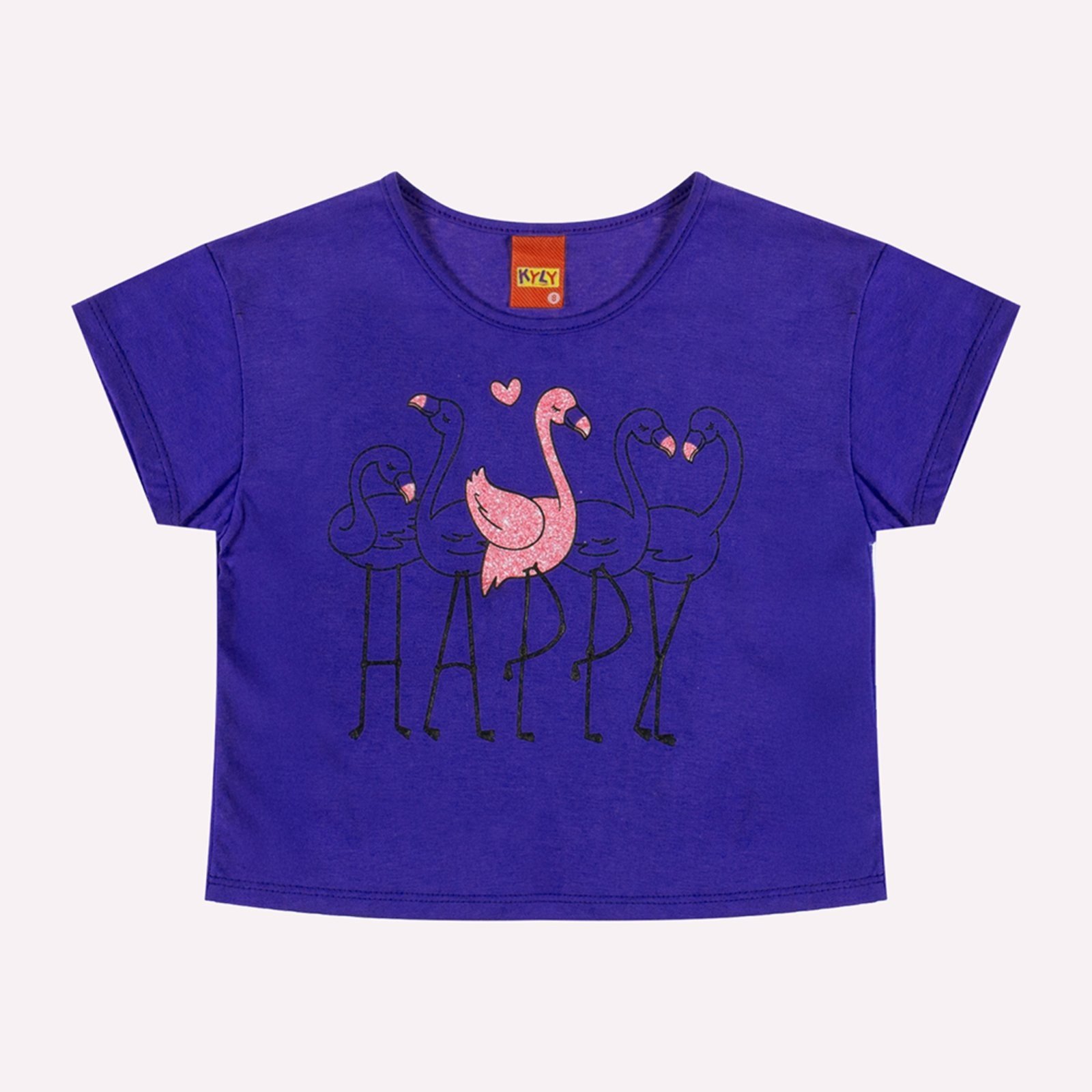 Infantil – Blusa Menina Flamingos Kyly