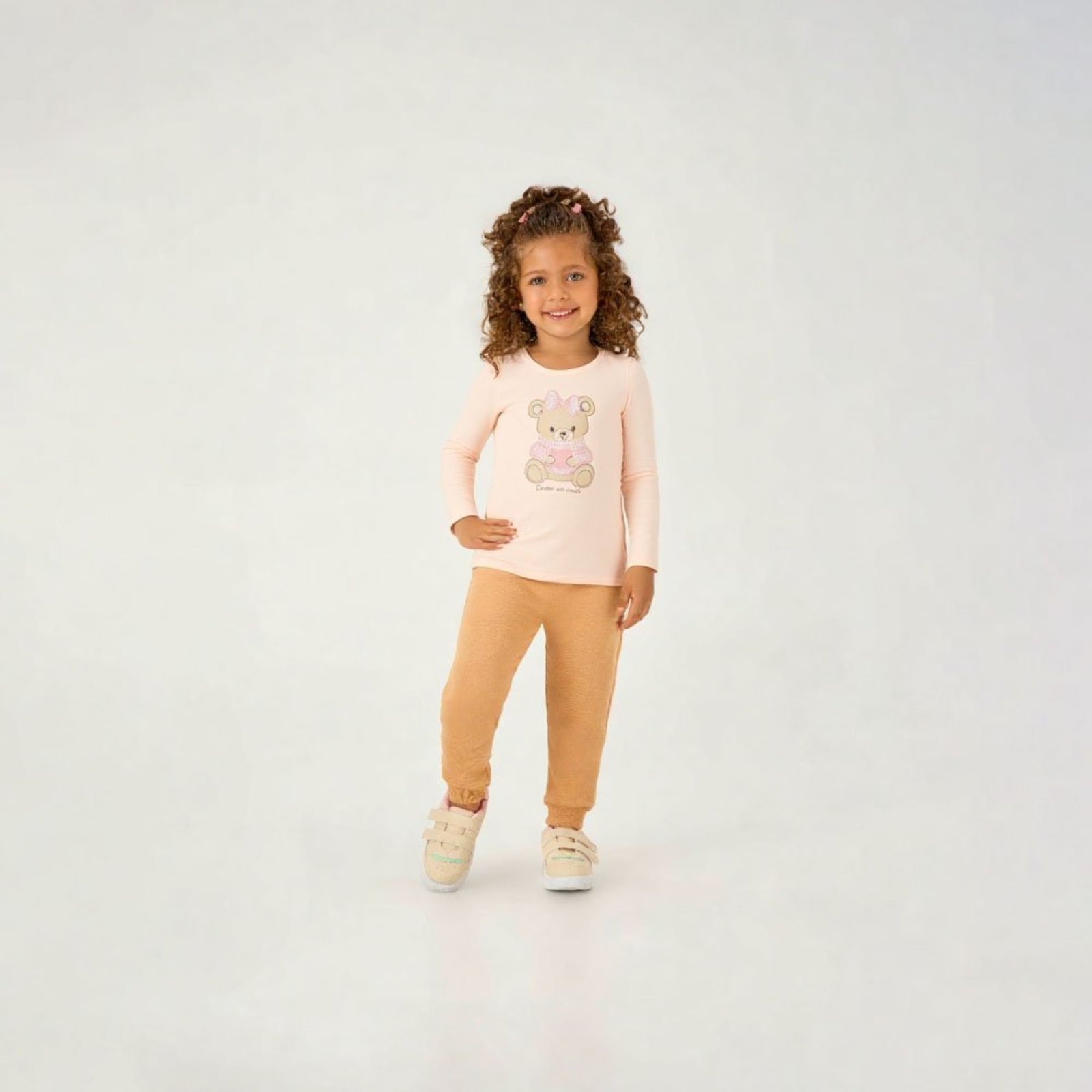 Infantil - Blusa Rosa Primeiros Passos Pulla Bulla Menina - 55210-1298
