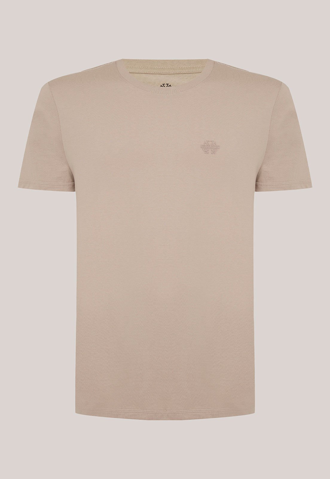 Camiseta Masculina John John Estampa Frontal Bege