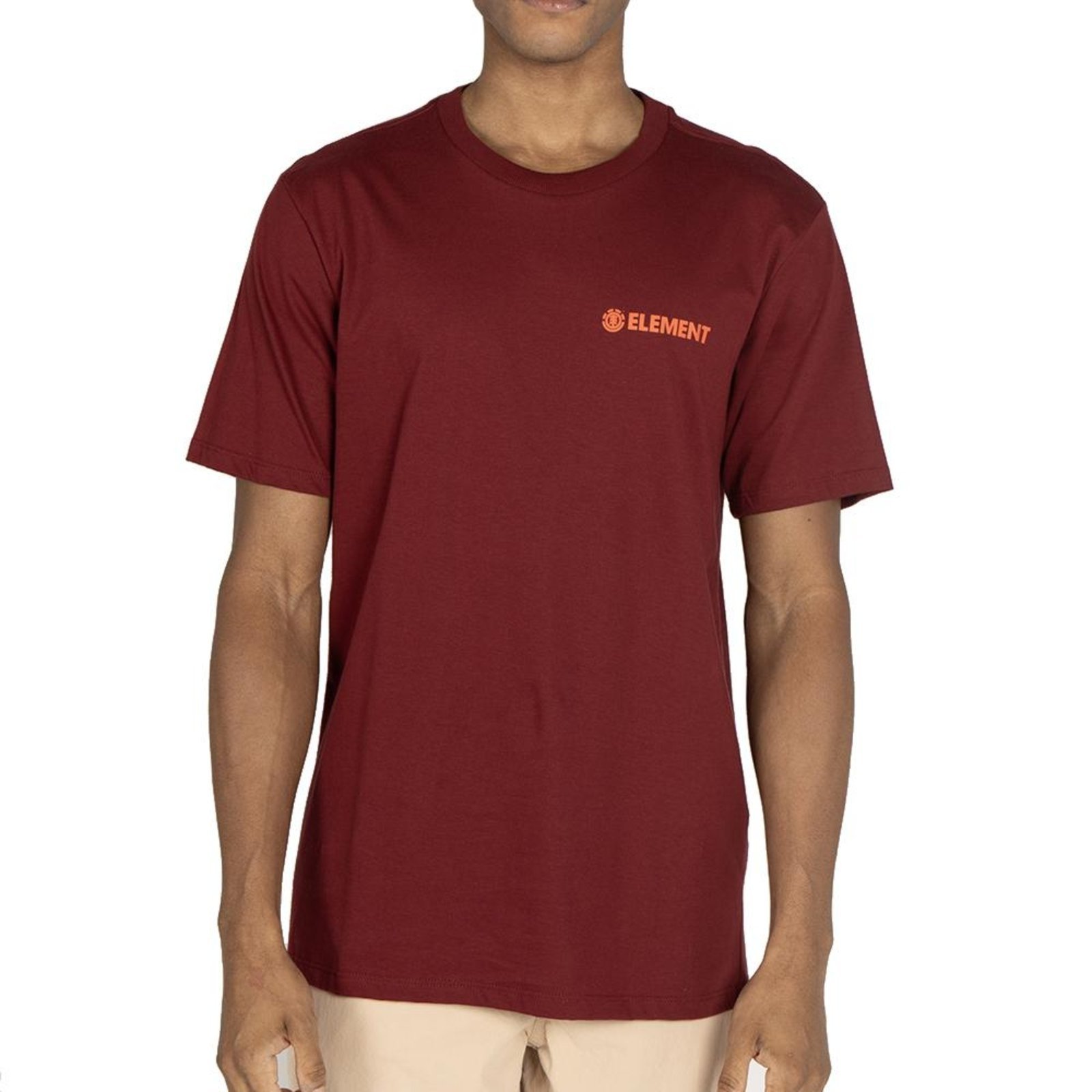 Camiseta Element Blazin Chest Plus Size WT25 Masculina Vinho