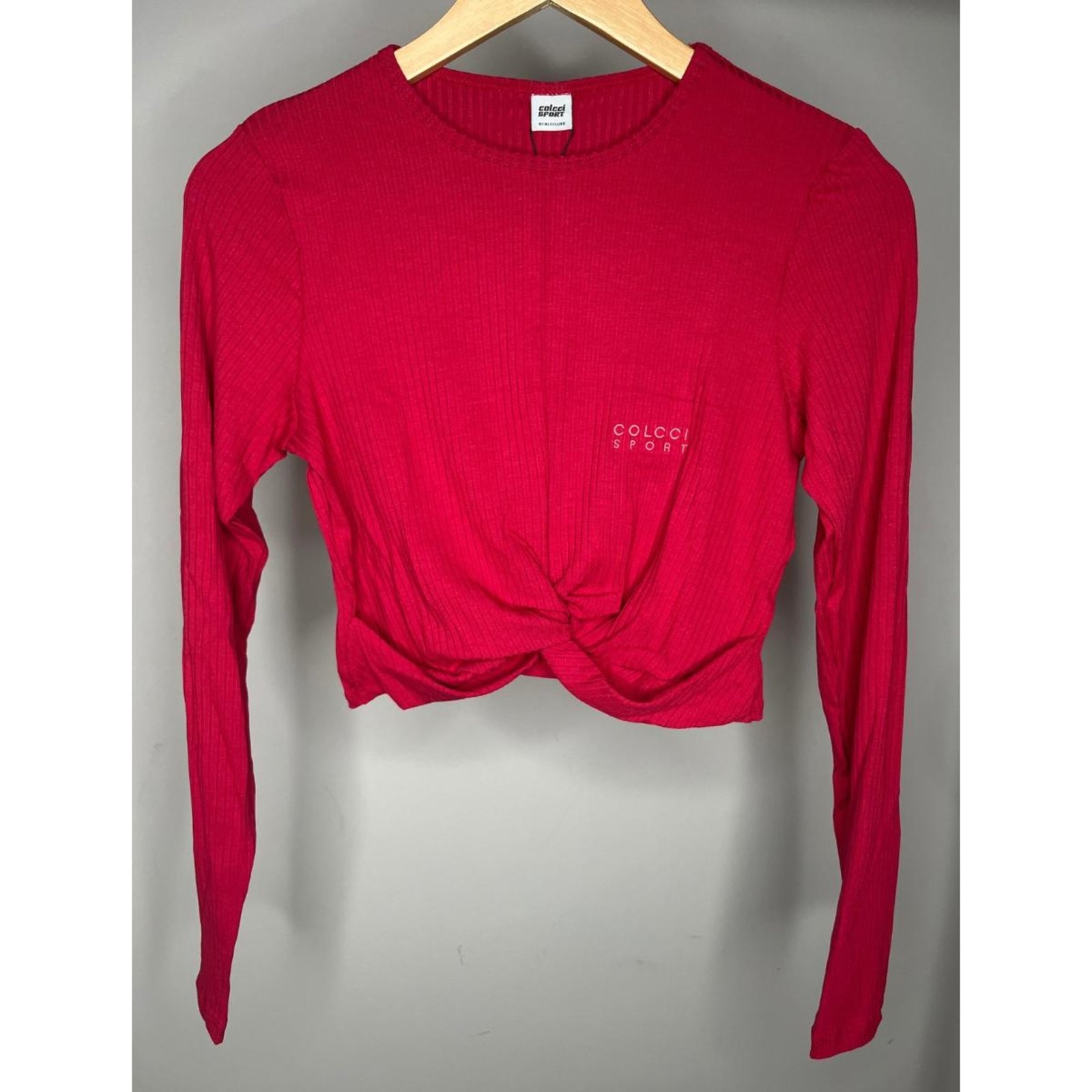 Blusa Colcci Sport Canelada Slim Vermelho