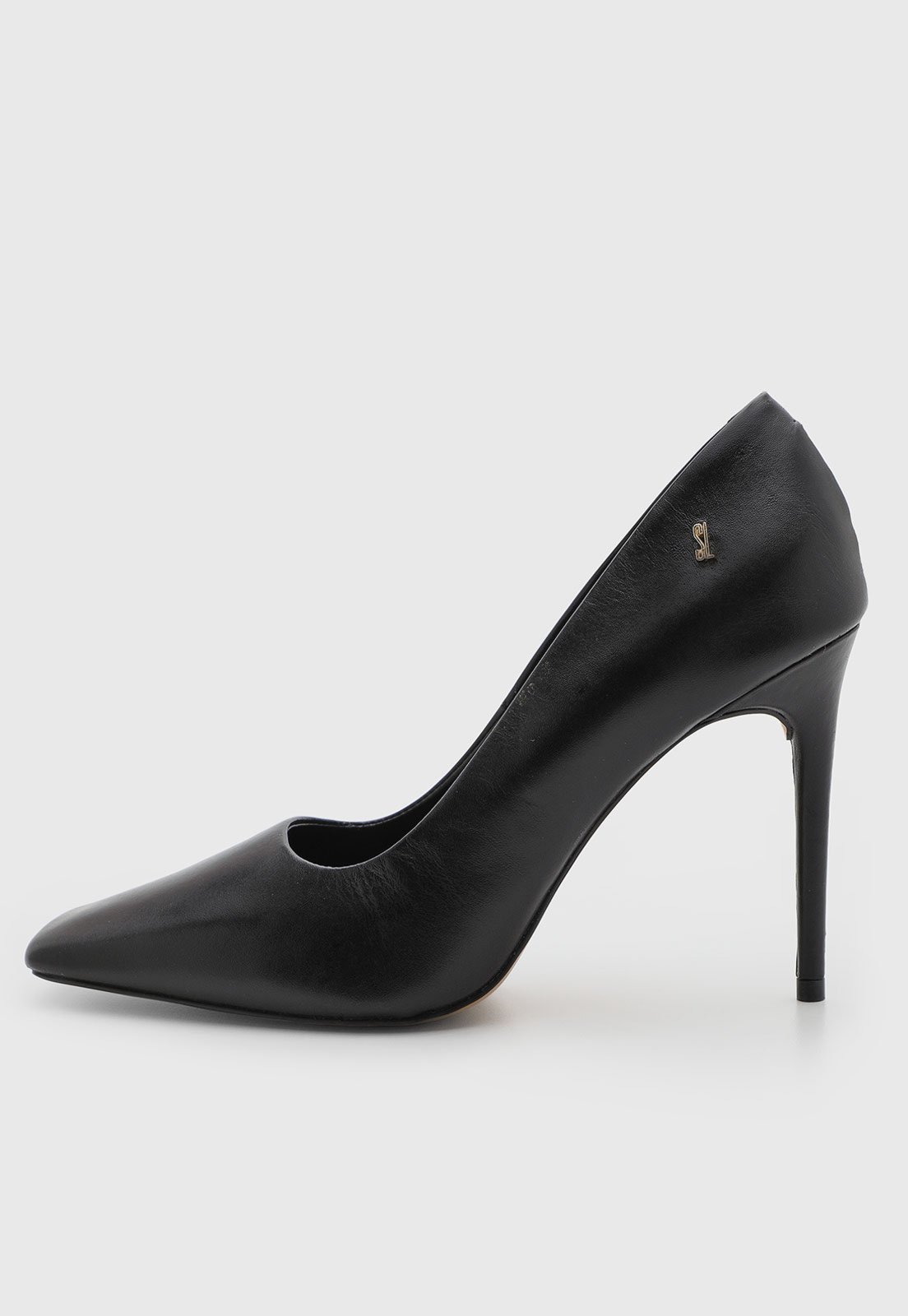 Scarpin Feminino Santa Lolla Salto Alto Preto