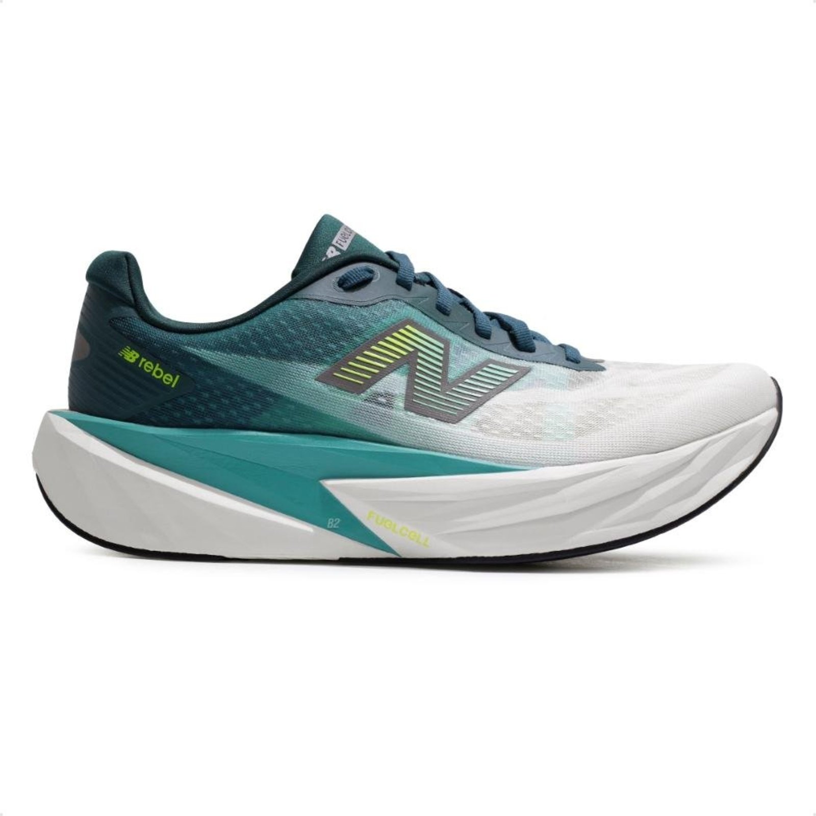 Tenis New Balance Fuelcell Rebel V5 Masculino Verde