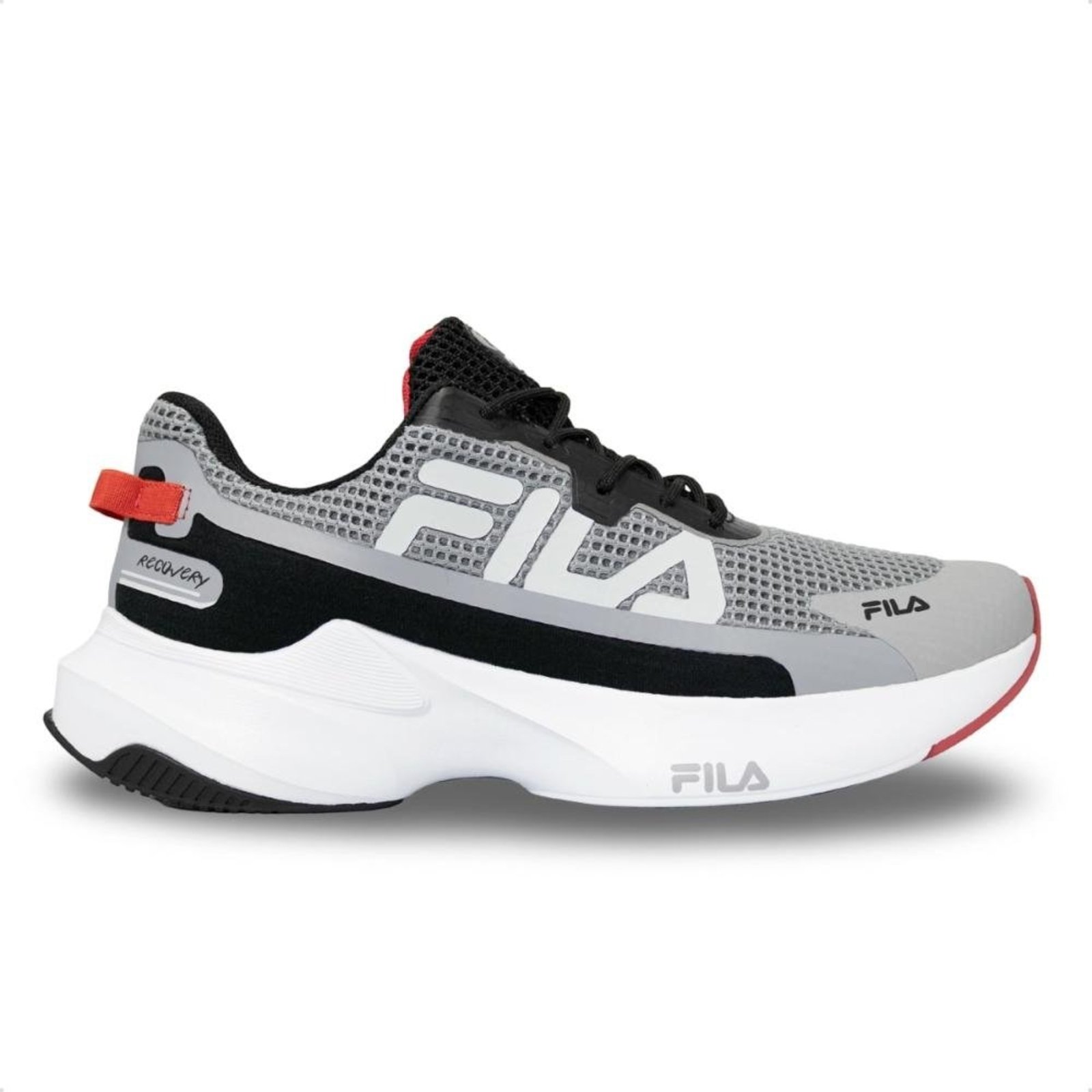 Tênis Fila Masculino Recovery Cinza