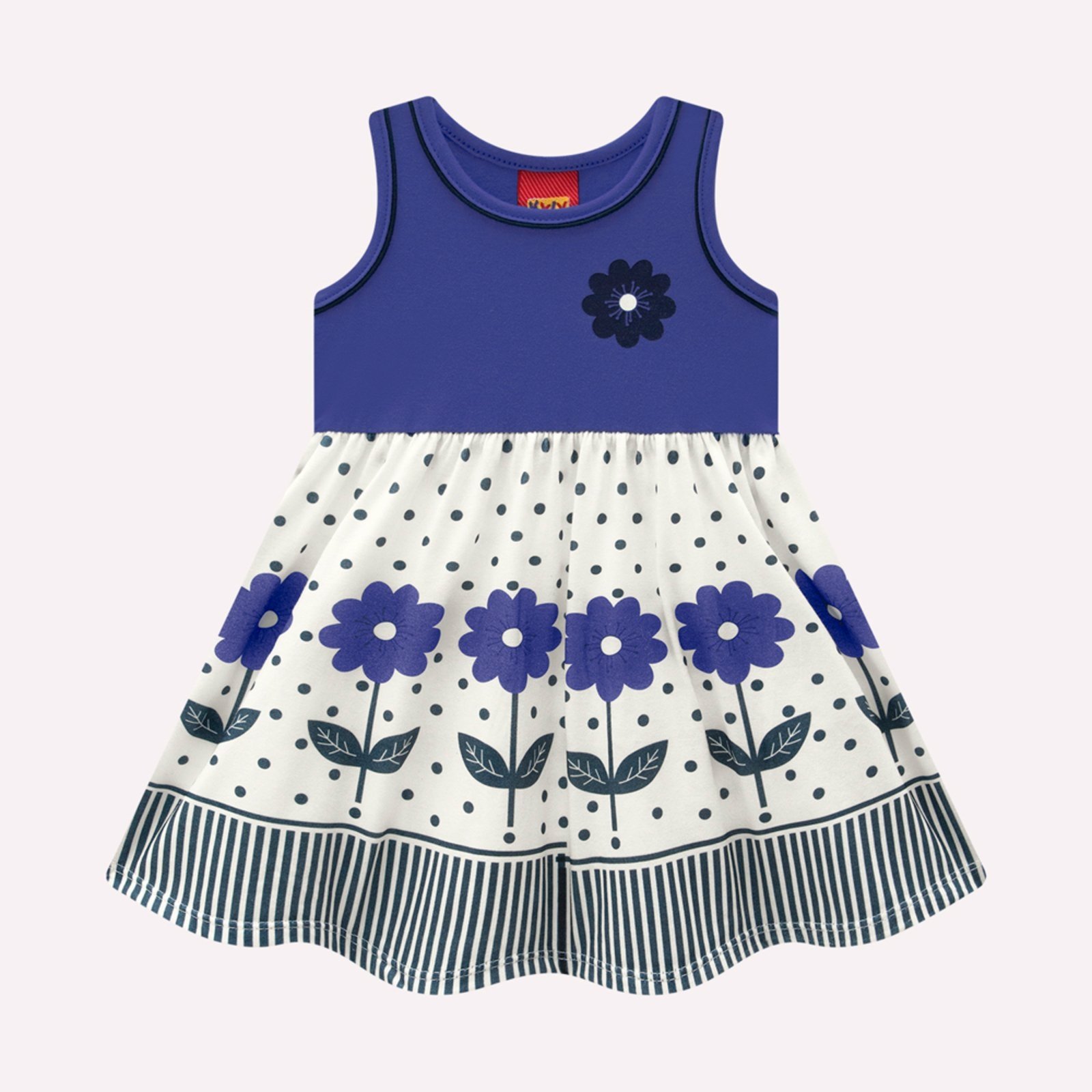 Infantil – Vestido Menina Flores Kyly